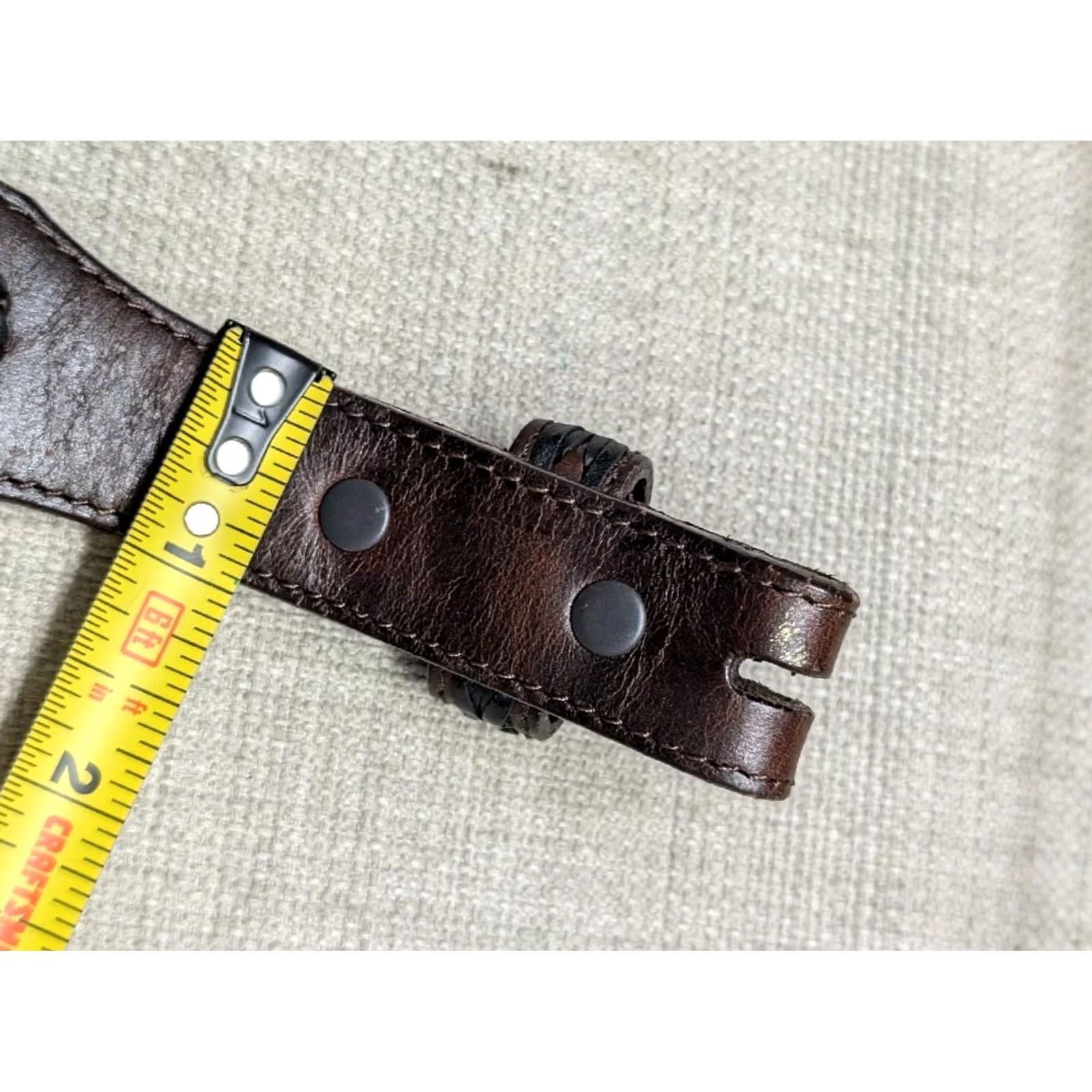 Vintage VINTAGE RESISTOL buckle belt WESTERN leather 40 cowhide RANGER tapered cowboy Size 40 - 7 Thumbnail