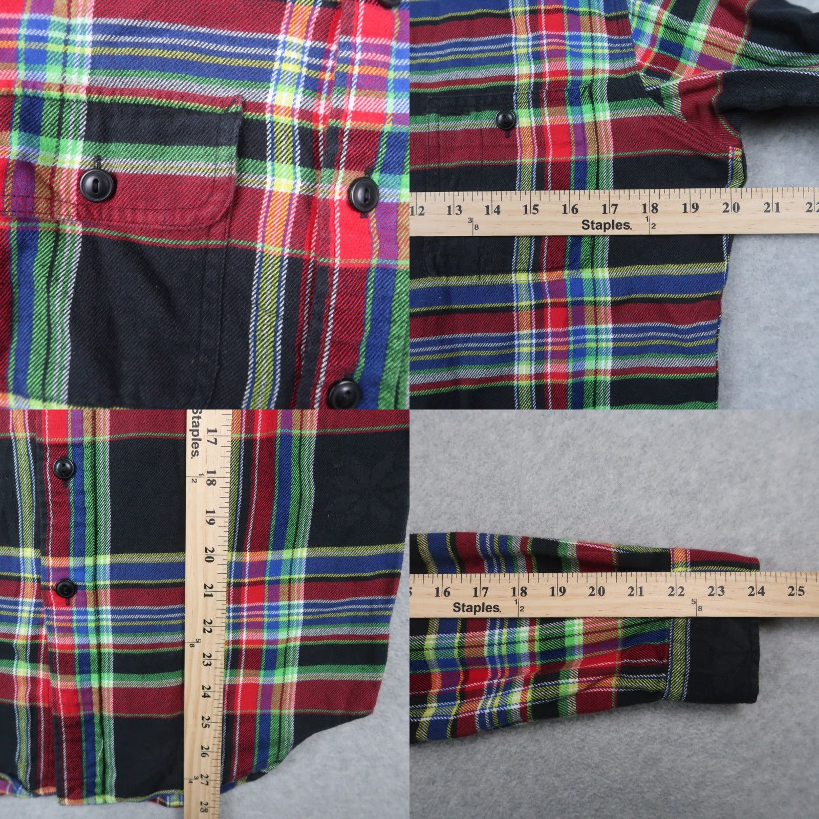 Polo Ralph Lauren Polo Ralph Lauren Flannel Shirt Men’s S Snowflake Plaid Suede Elbow Patch Button-Up Shirt Casual Classic Size US S / EU 44-46 / 1 - 8 Thumbnail