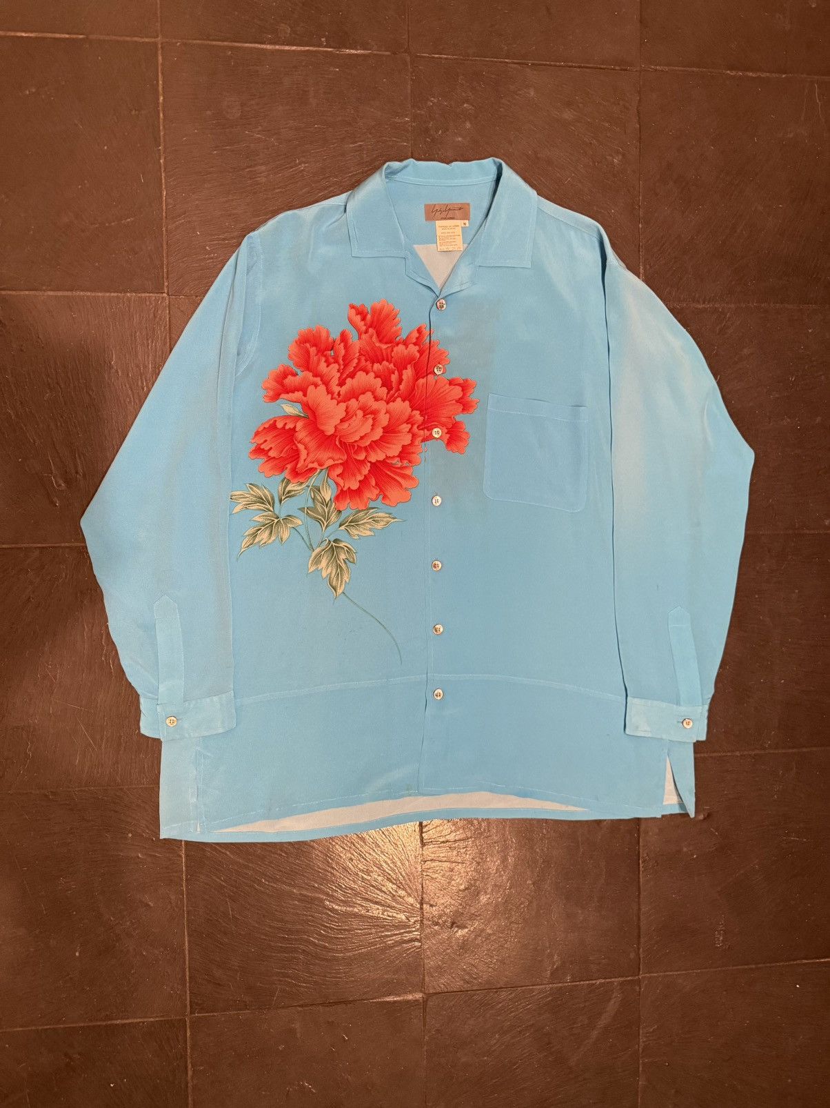 Yohji Yamamoto Yohji Yamamoto SS96 floral button up Size US XL / EU 56 / 4 - 6 Thumbnail