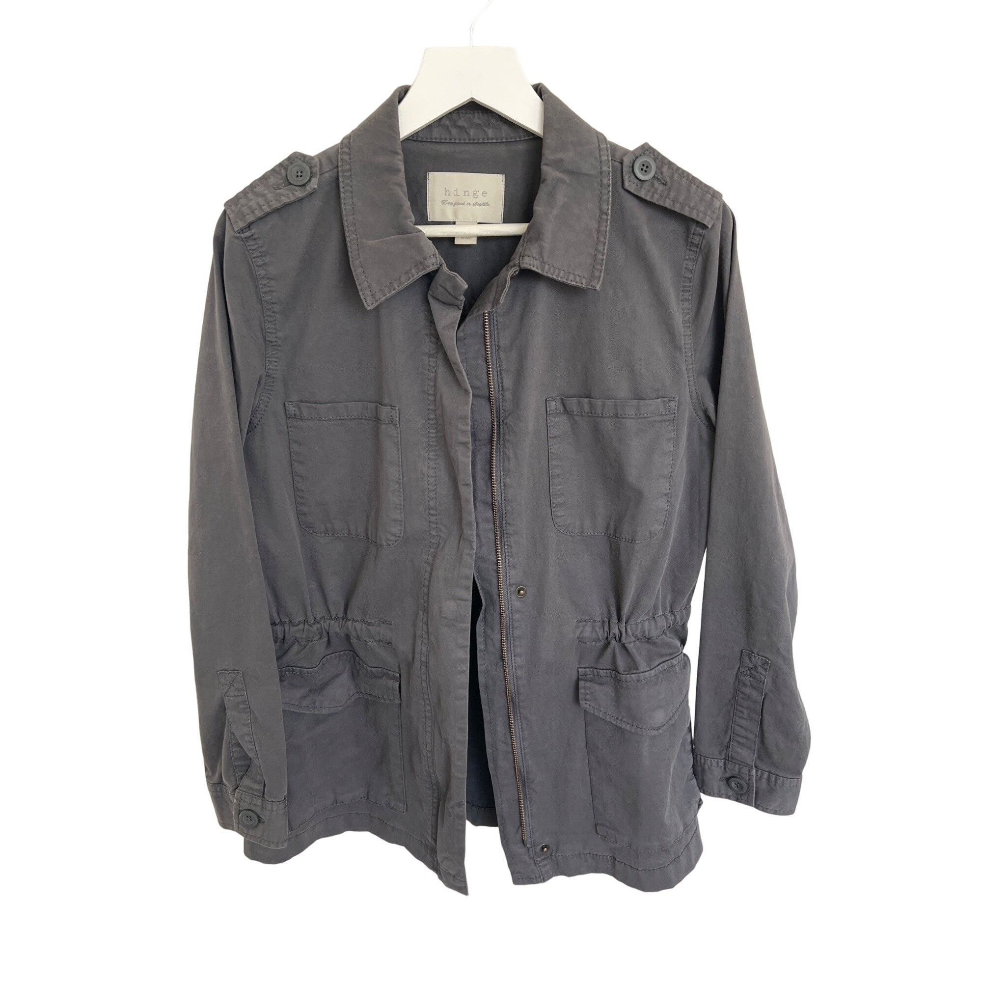 Hinge Charcoal Utility Jacket