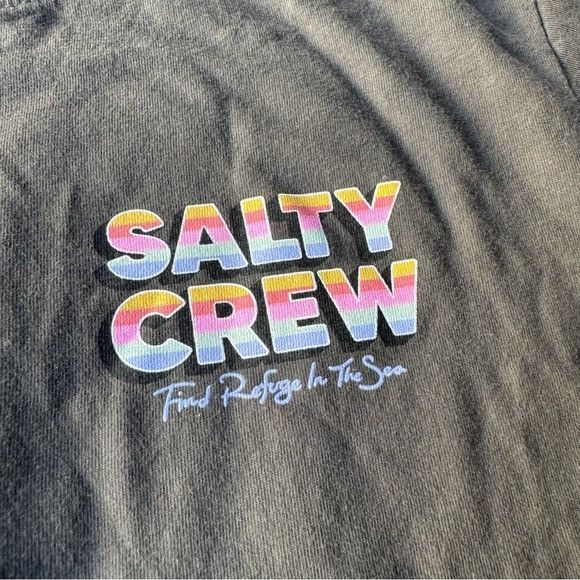 Other NWT SALTY CREW SUMMERTIME BOYFRIEND CHARCOAL T-SHIRT SZ S Size S / US 4 / IT 40 - 8 Thumbnail