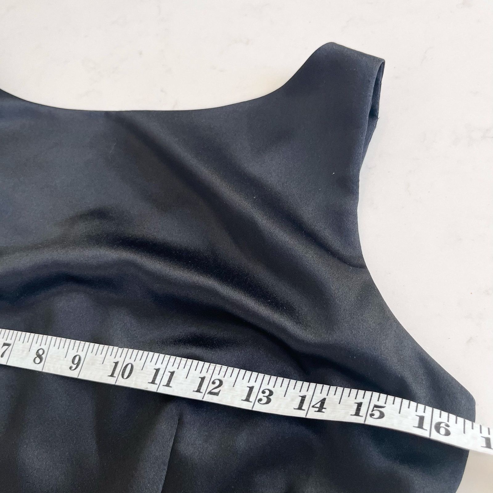 RED Valentino RED Valentino Black Satin Pleated Lace Panel Cocktail Dress Size M / US 6-8 / IT 42-44 - 11 Thumbnail