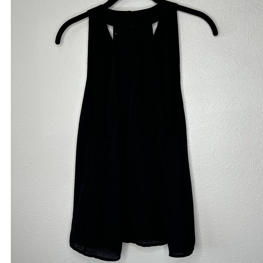 Other MLV Black Sequin Beads Sleeveless Keyhole Back Tank Blouse M Size M / US 6-8 / IT 42-44 - 7 Thumbnail