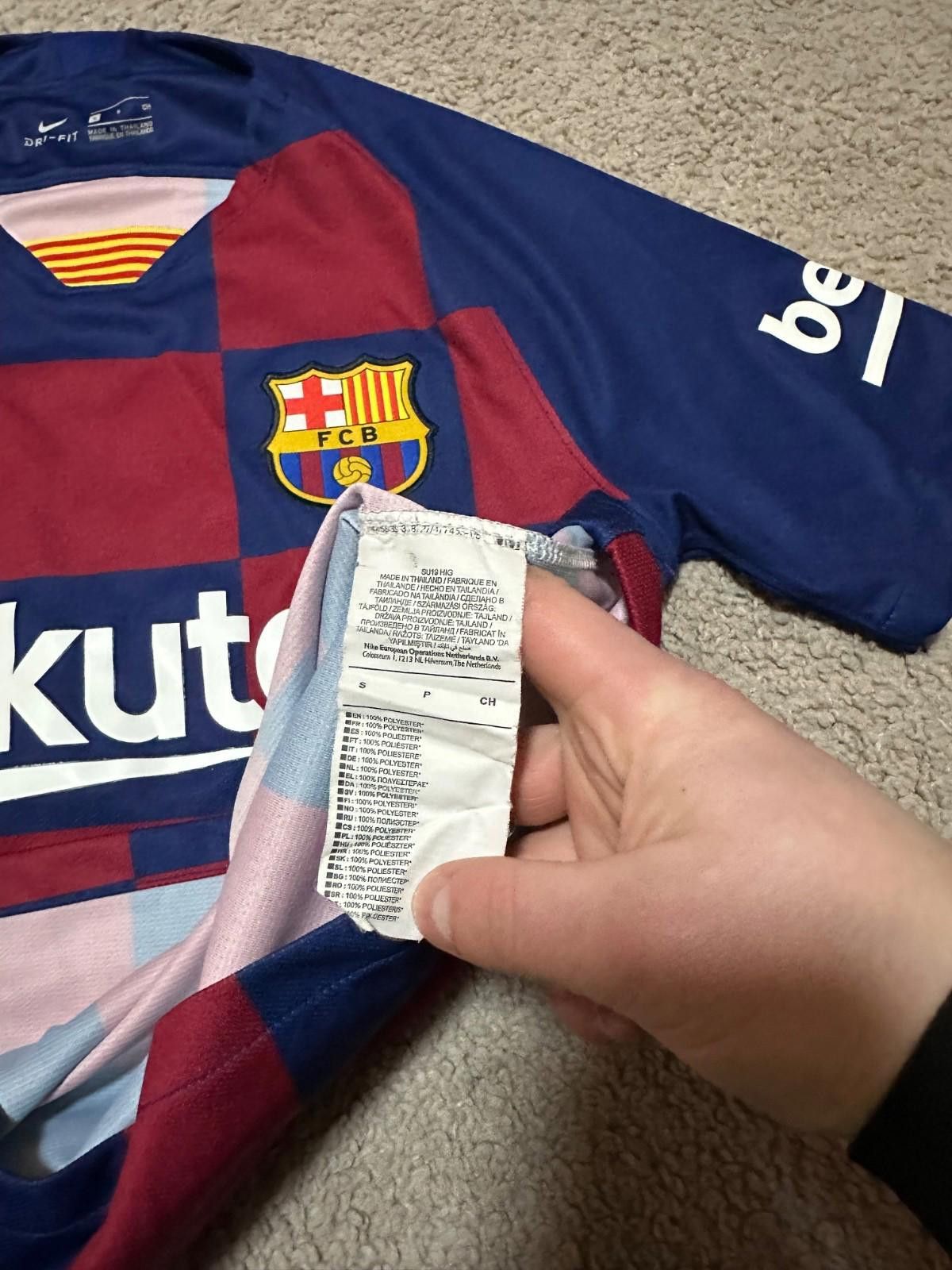 Nike BARCELONA 2019/2020 HOME FOOTBALL SOCCER SHIRT JERSEY NIKE Size US S / EU 44-46 / 1 - 5 Thumbnail
