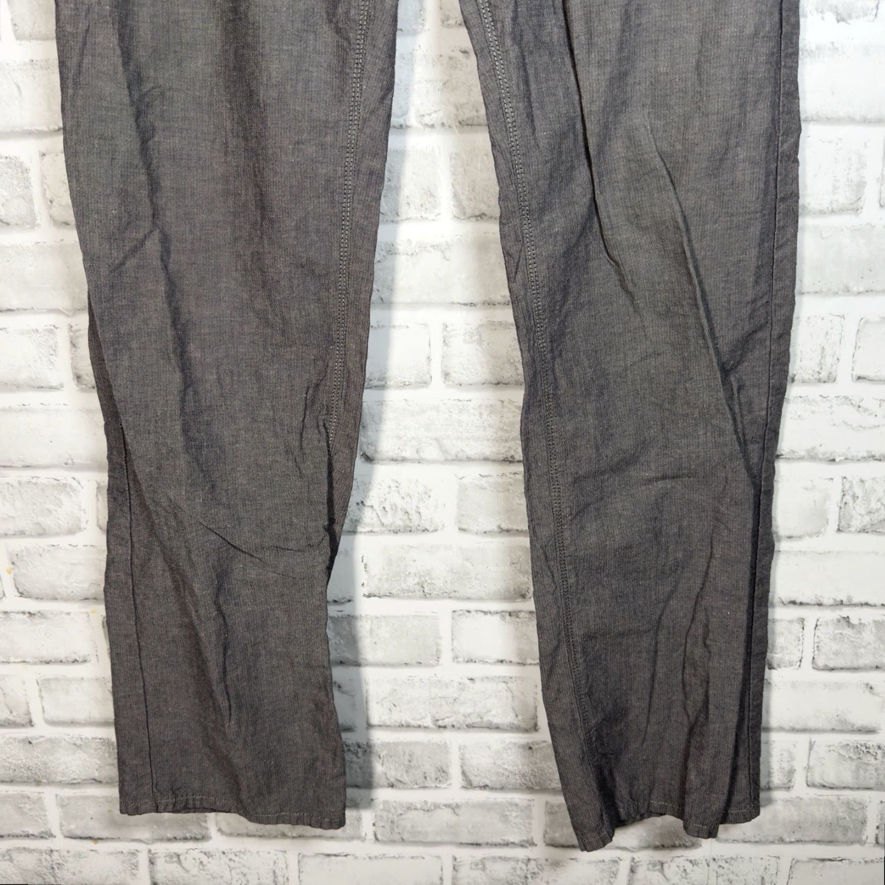 Vintage VINTAGE Hugo Boss Casual Pants Mens Size 33x32 Gray Chino Regular Fit Size US 33 - 3 Thumbnail