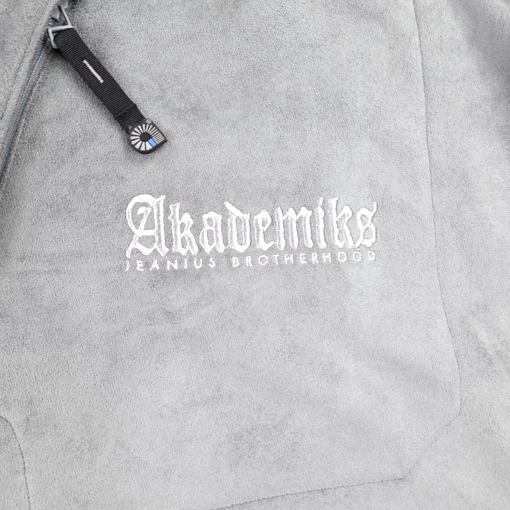 Akademiks Vintage Akademiks Jacket Mens 4XL Gray Faux Suede Bomber Coat Zip Up Hip Hop Y2K Size US XXL / EU 58 / 5 - 3 Thumbnail
