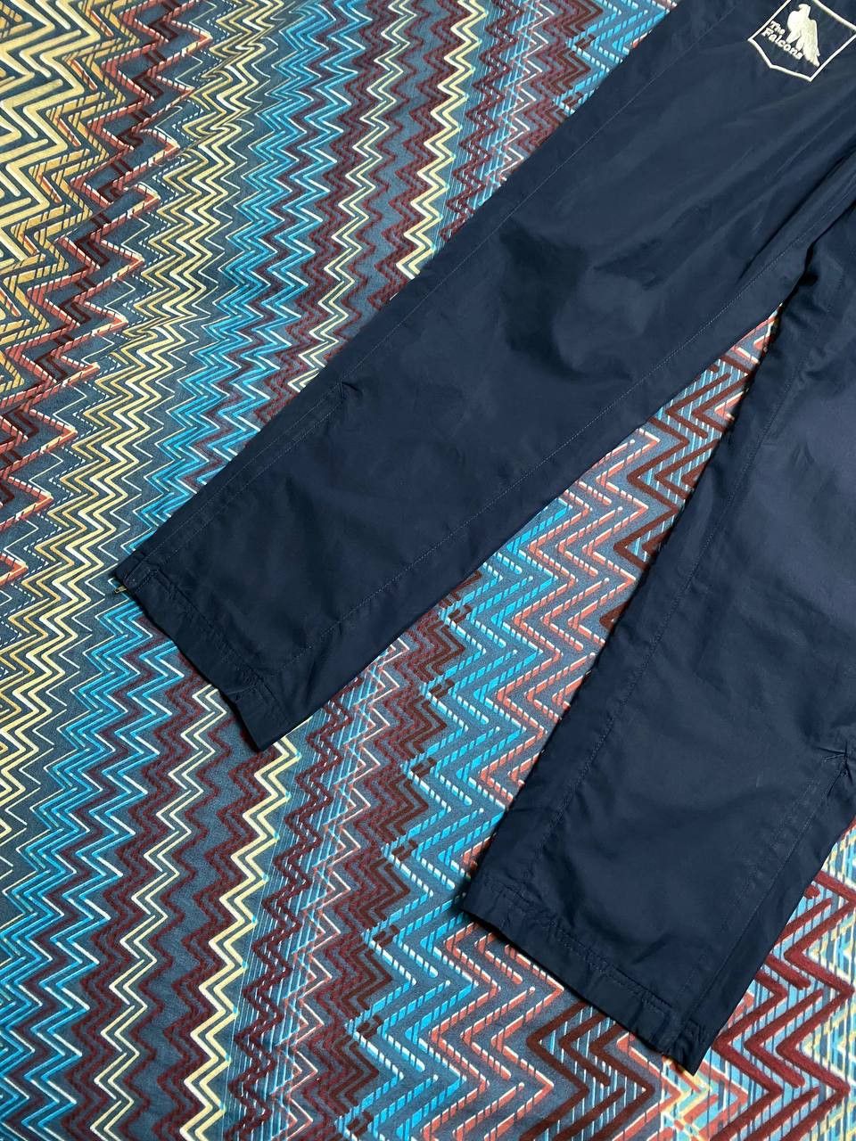 Nike × Vintage 90’s NIKE RARE SWOOSH Y2K RETRO ZIP LOGO TRACK NYLON PANTS Size US 34 / EU 50 - 15 Thumbnail
