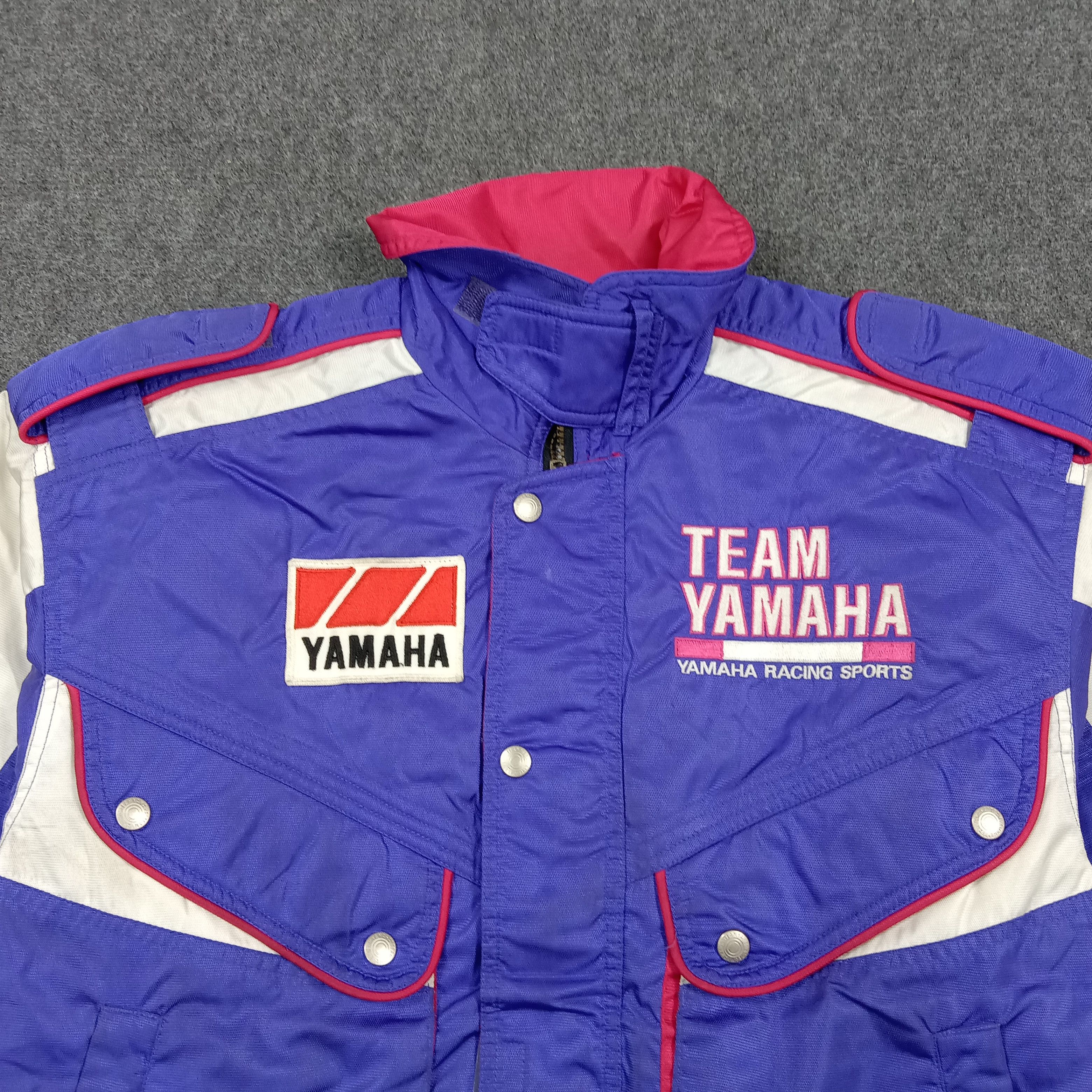 Yamaha 90's Retro Team YAMAHA Racing Motorsports Jacket C274N14 Size US L / EU 52-54 / 3 - 15 Thumbnail