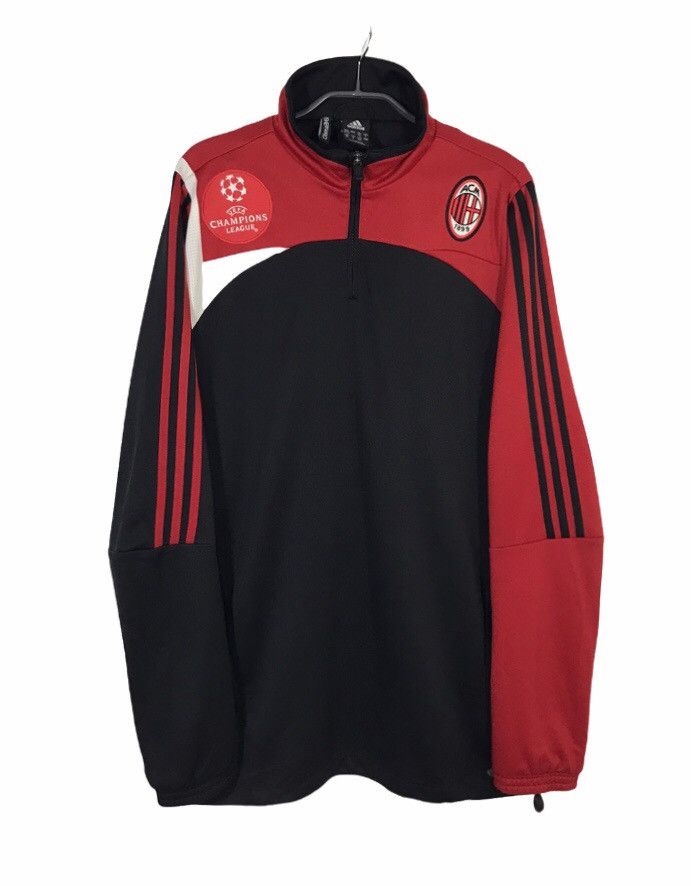 Adidas Milan 2007-08 1/4 Zip Track Top Mens Size XL Size US XL / EU 56 / 4 - 1 Thumbnail