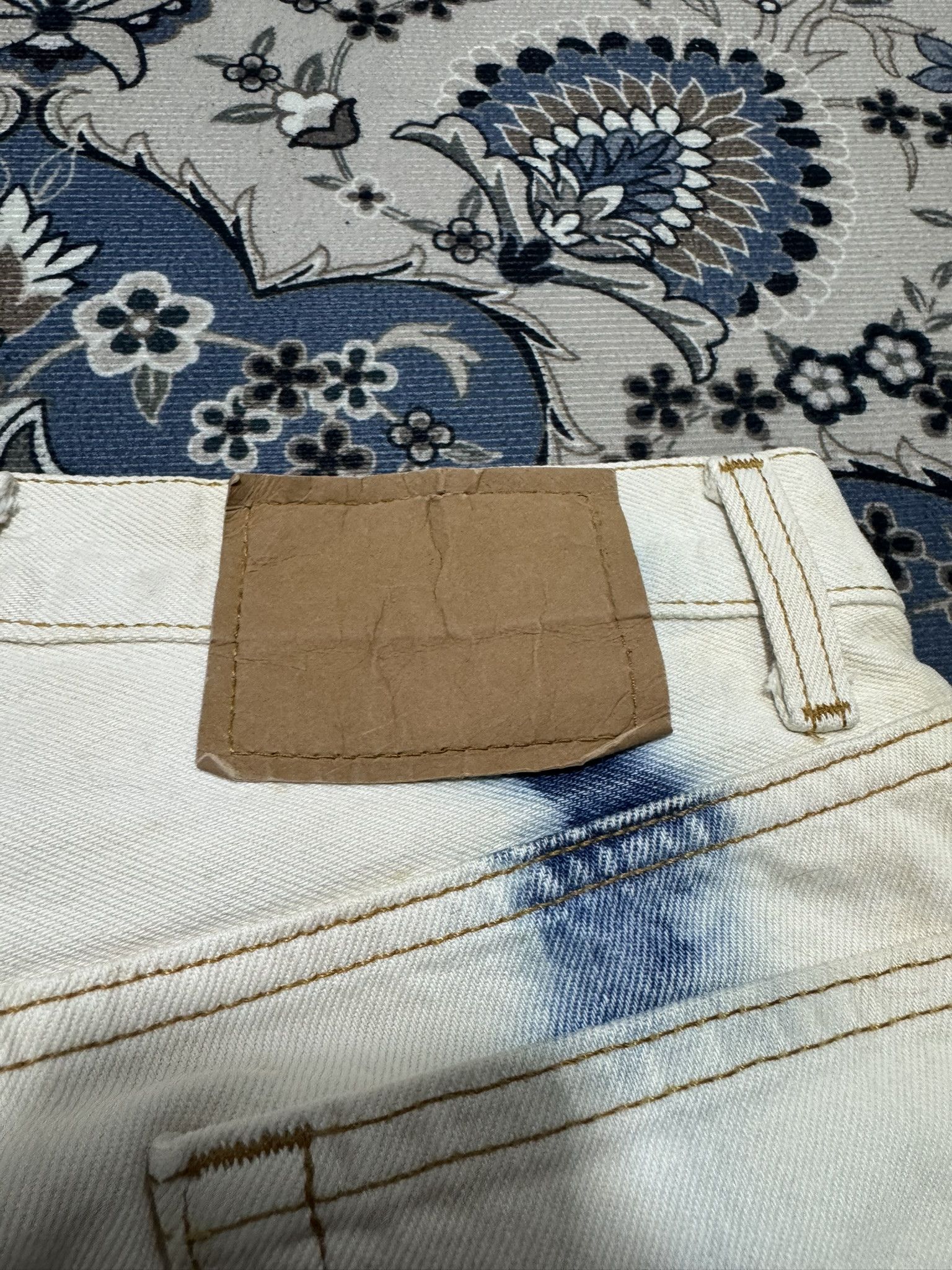 Levi's × Vintage Vintage Levis 501 Rindem 524 Buttonfly Bleach Jeans Size US 30 / EU 46 - 9 Thumbnail