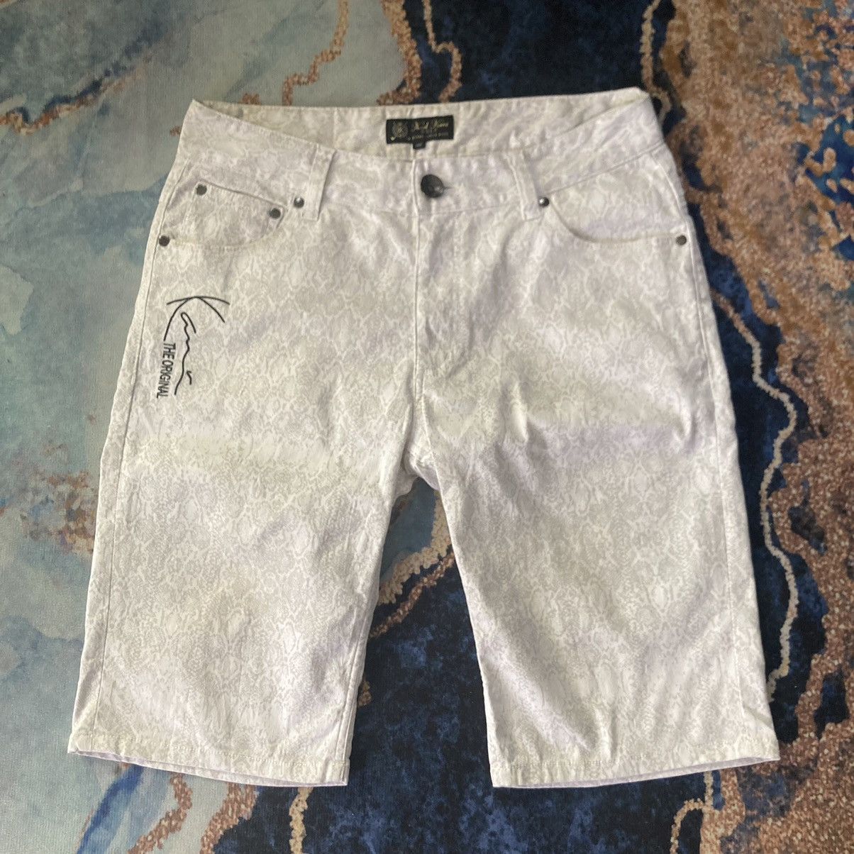Karl Kani KARL KANI GOLF SNAKE SKINS MOTIF SHORT PANTS Size US 33 - 1 Thumbnail