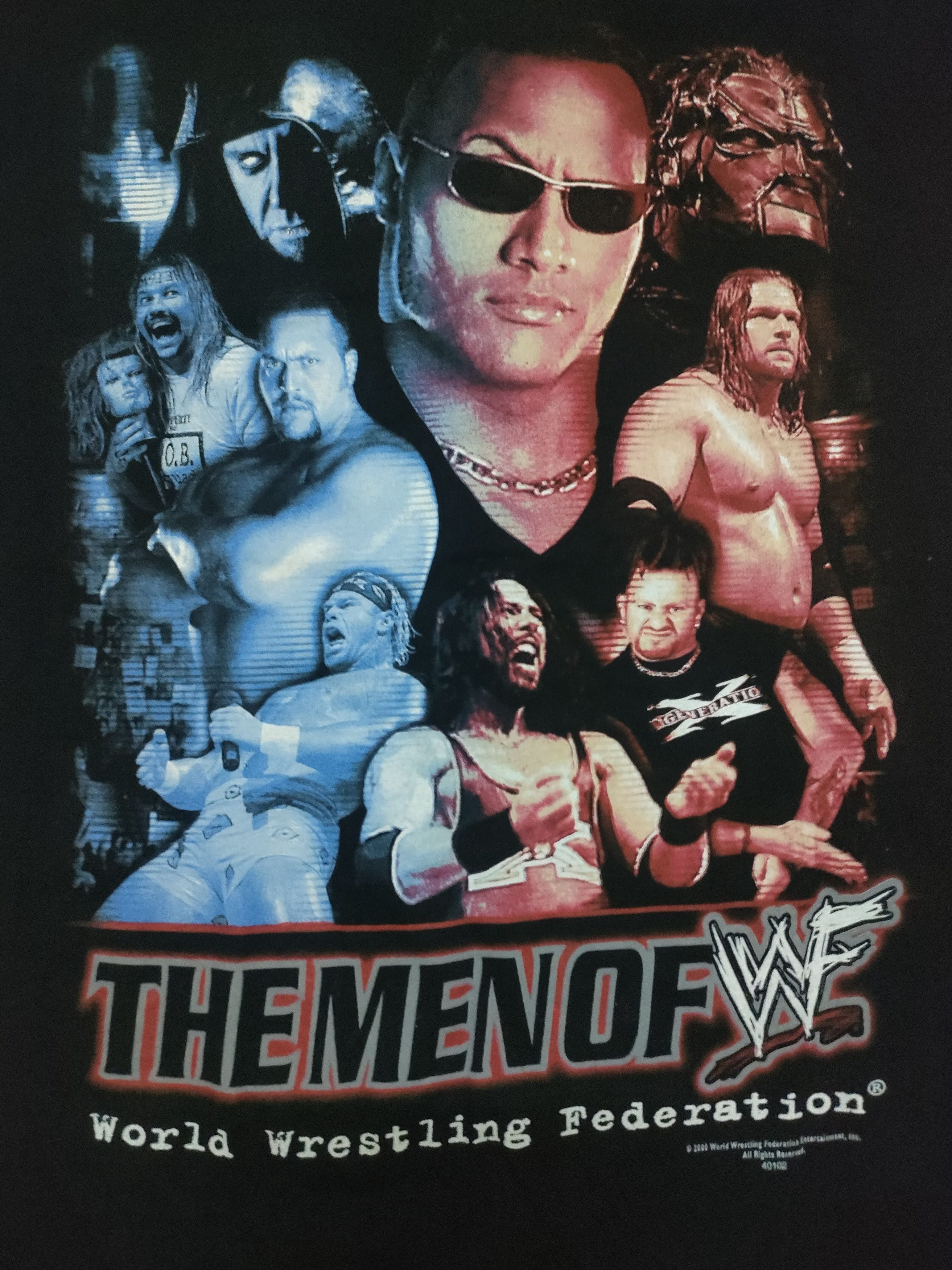 Vintage × WWE × WWF Vintage WWE WWF Wrestling The Rock T-shirt Size US M / EU 48-50 / 2 - 5 Thumbnail