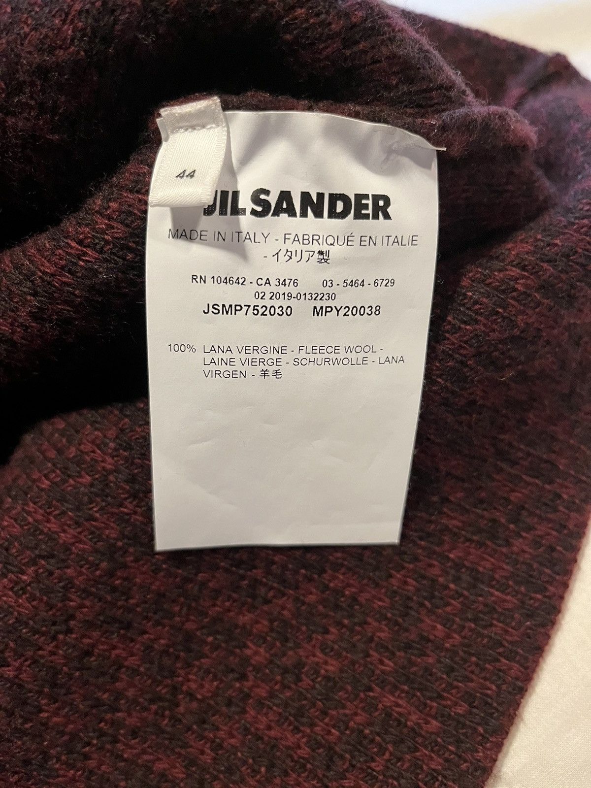 Jil Sander Jil Sander Virgin Wool heavy sweater. Size US S / EU 44-46 / 1 - 5 Thumbnail