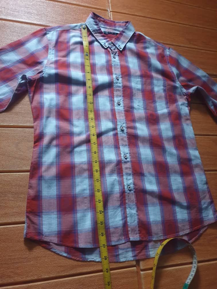 Japanese Brand 💥Custom Culture Skull Checkered Shirt Size US M / EU 48-50 / 2 - 8 Thumbnail