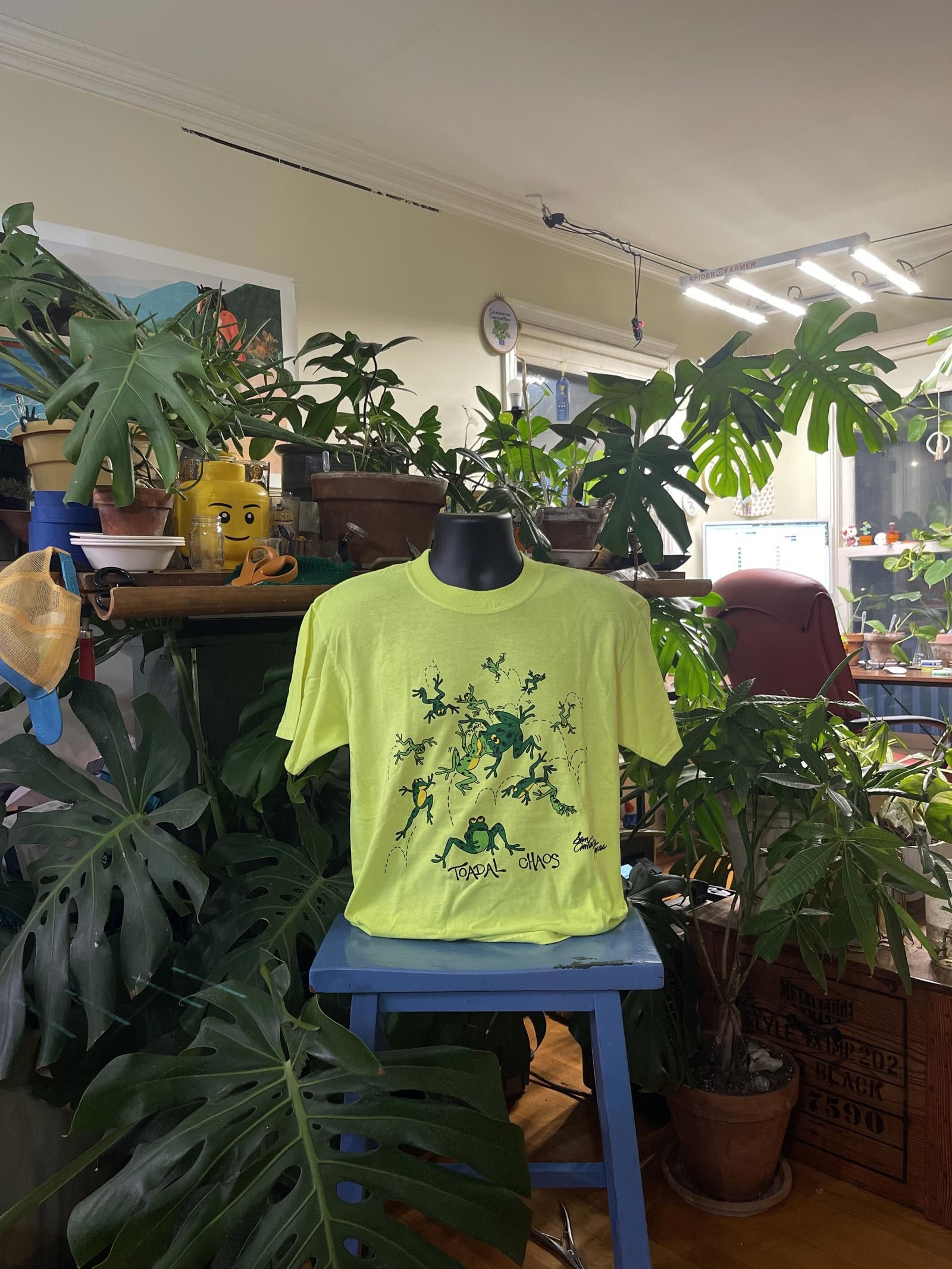 Jerzees Jerzees Tropical T-Shirt - San Antonio, Texas - Neon Green Size US M / EU 48-50 / 2 - 1 Thumbnail