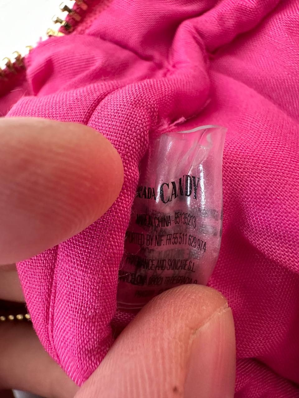 Prada Prada Candy Pink Makeup Pouch Bag Size ONE SIZE - 6 Thumbnail