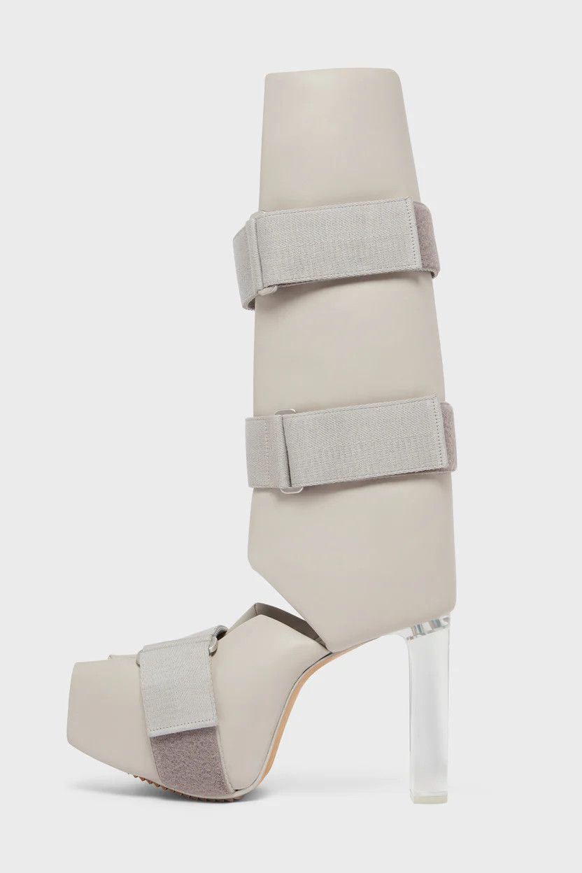 Rick Owens o1y0126 Boots in Light Gray Size US 7 / IT 37 - 2 Thumbnail