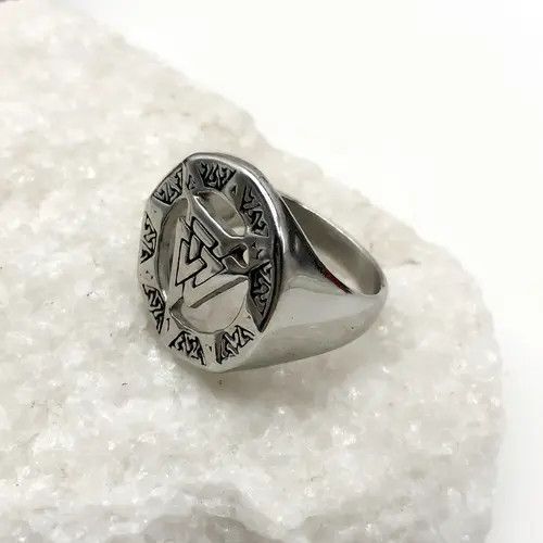Jewelry Hip-hop Jewelry Rings Open Size Chrome Ring (Size 7-13) Size ONE SIZE - 2 Thumbnail