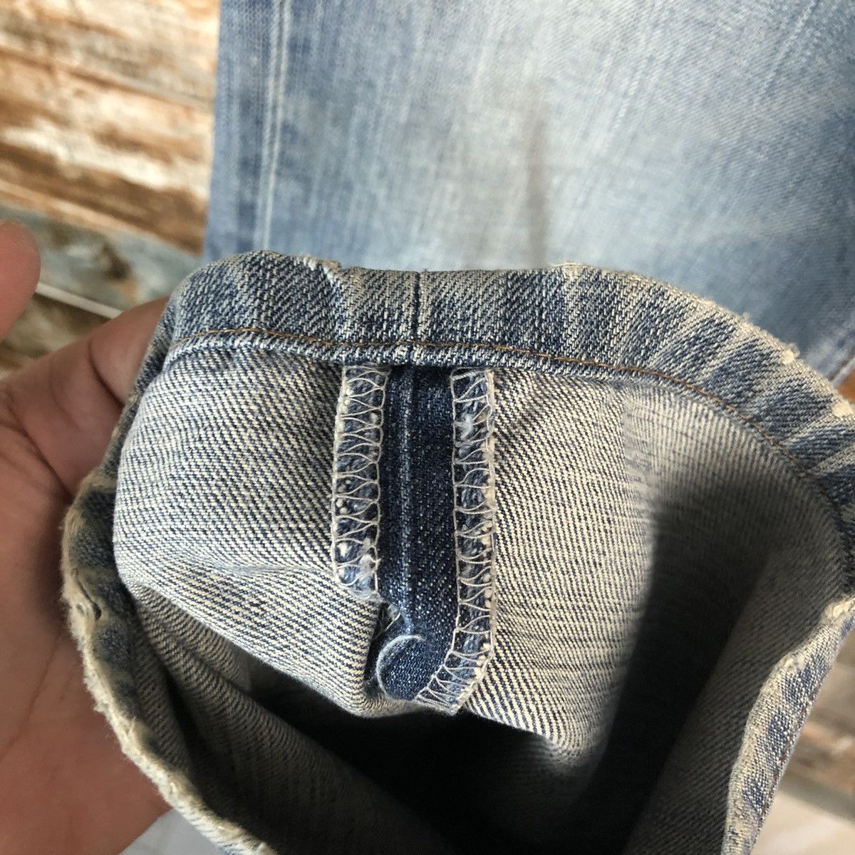 Edwin Edwin japan vintage faded Blue Denim Pants #A1403 Size US 30 / EU 46 - 11 Thumbnail
