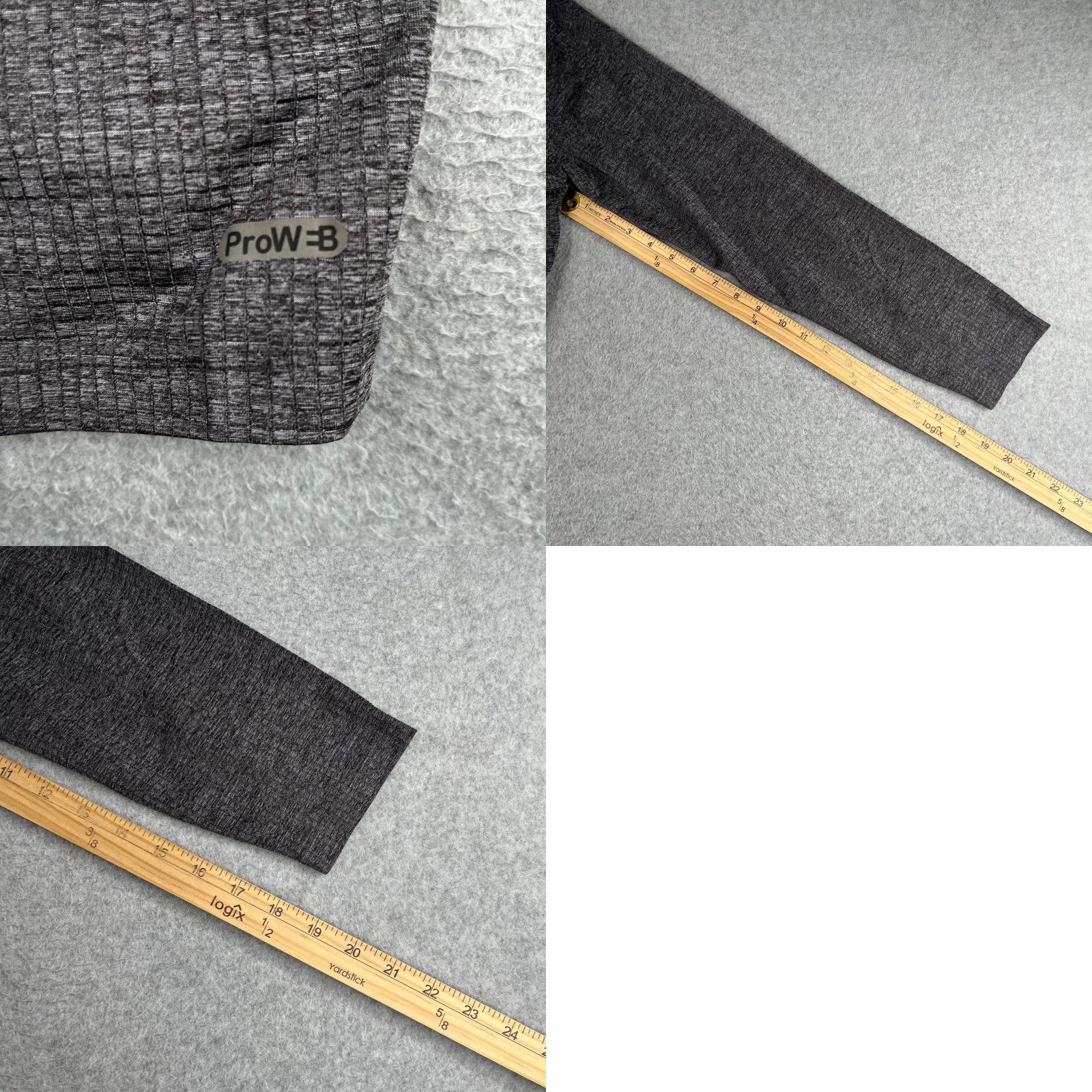 Spyder Spyder Active Long Sleeve Gym 1/2 Zip Large Gray Heather Polyester Stretch Men's Size US L / EU 52-54 / 3 - 9 Thumbnail