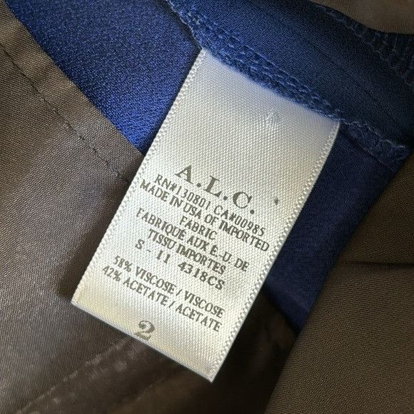 A.L.C. A.L.C. NWT Reed Cutout Open Back Jumpsuit Blue 2 Size 26" / US 2 / IT 38 - 13 Thumbnail