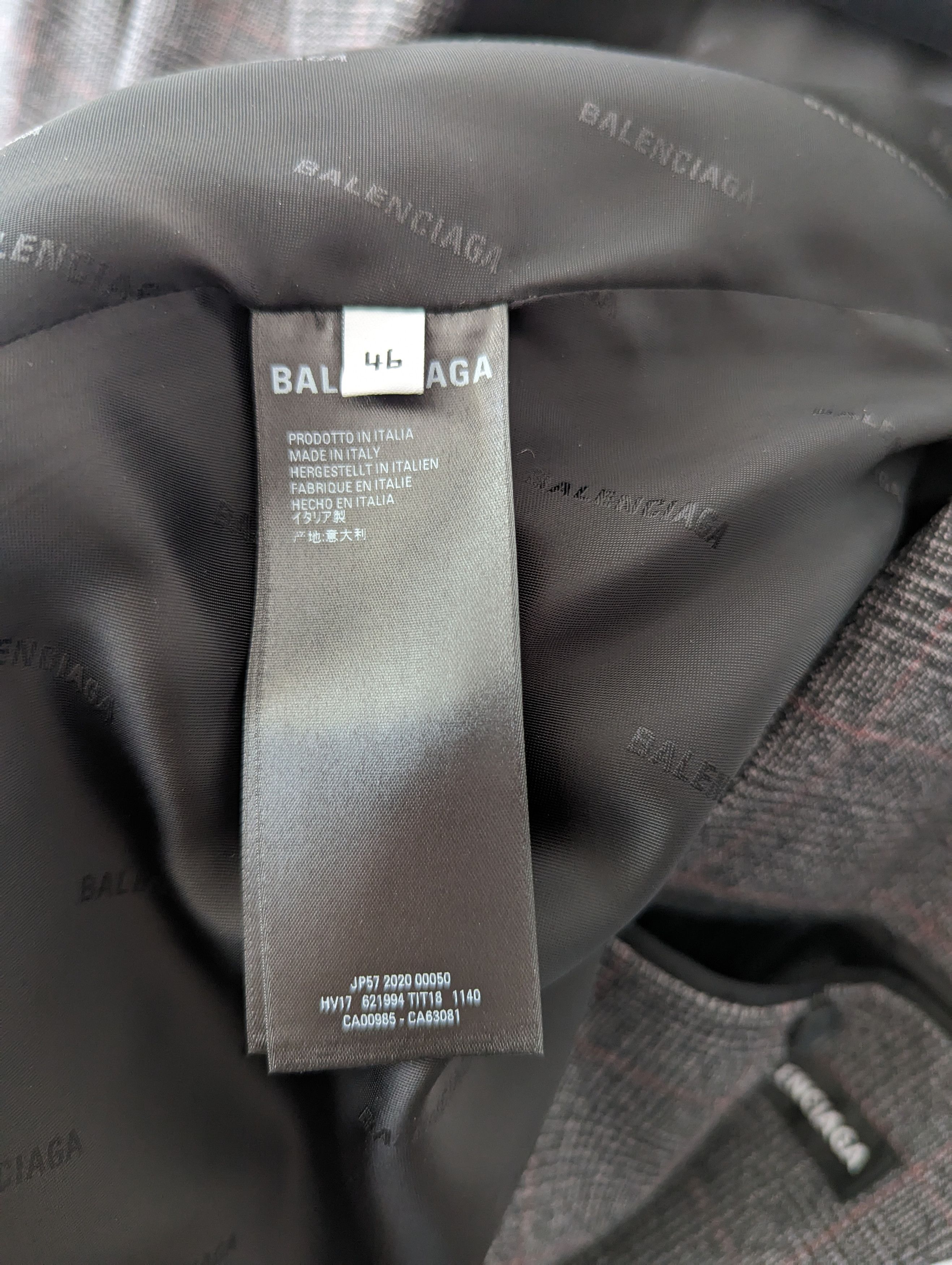 Balenciaga SU20 Rod Shoulder Blazer Size 34S - 6 Thumbnail