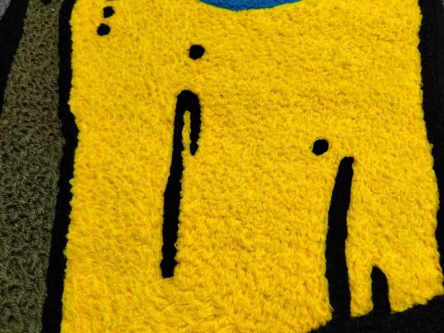 Other Ed Edd & Eddy Plank Wool Thread Carpet Size ONE SIZE - 4 Thumbnail