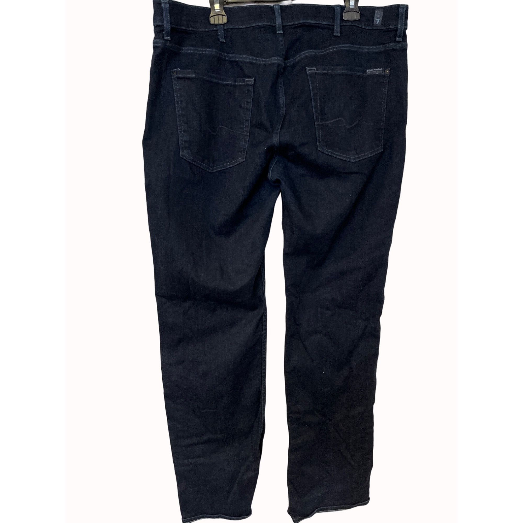 7 For All Mankind 7 For All Mankind Austyn Mens Blue Straight Leg Jeans Size 4 Size US 40 / EU 56 - 2 Thumbnail