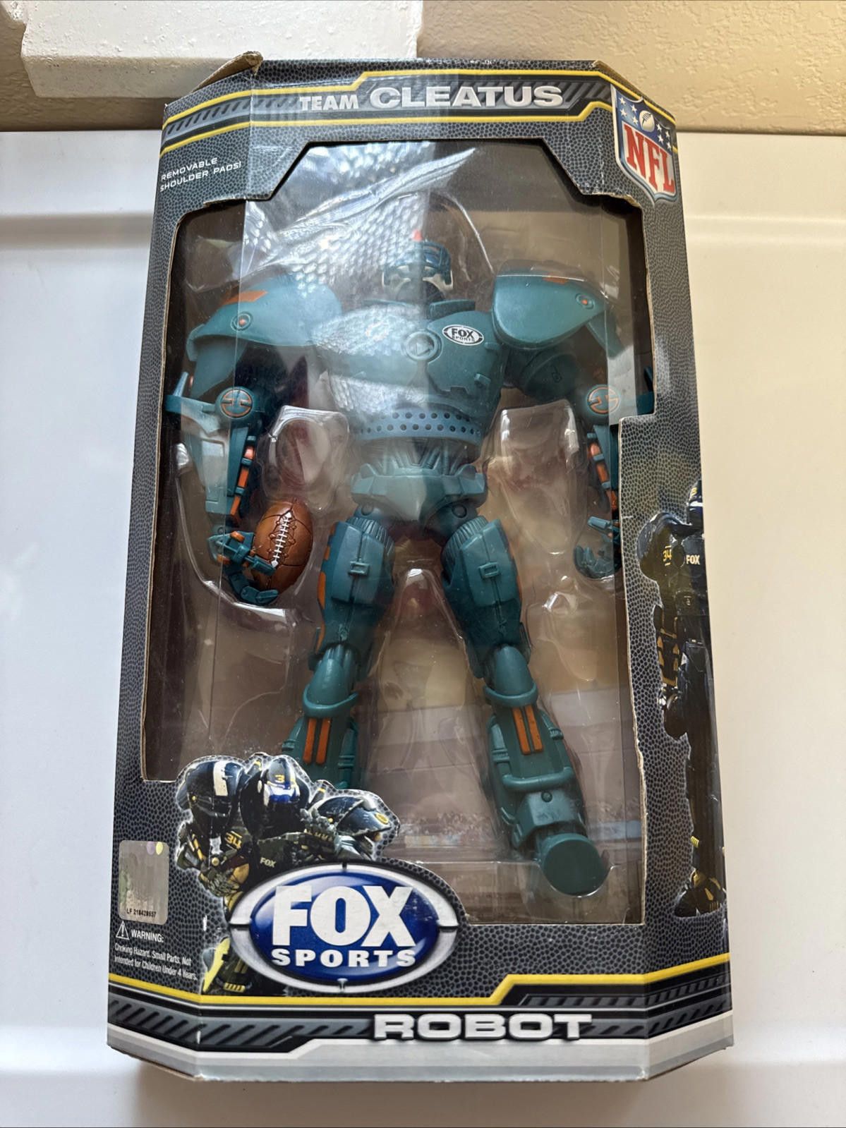 NFL Cleatus V2.0Fox Sports 10" Miami Dolphins Action Heads Robot Size ONE SIZE - 4 Thumbnail