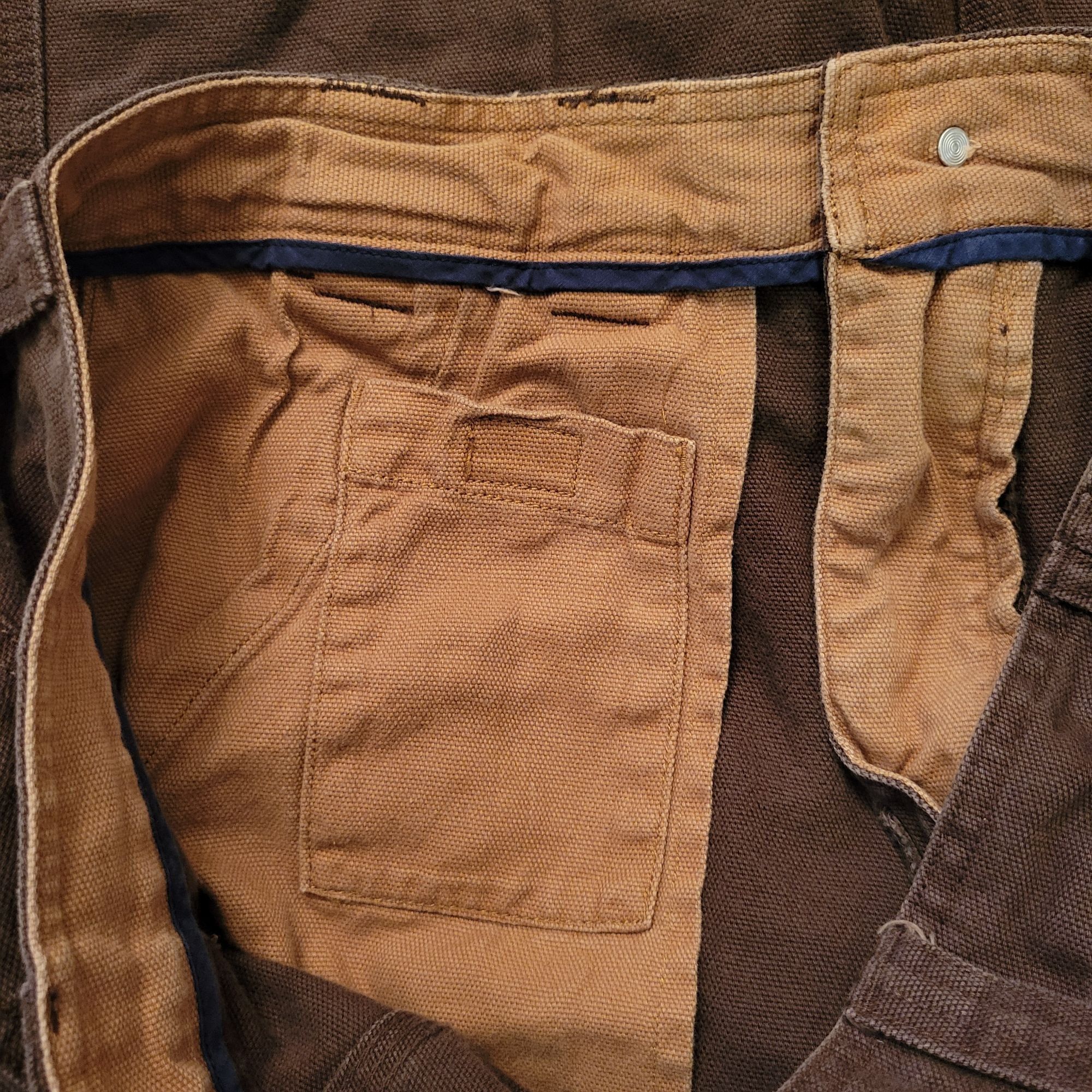 Duluth Trading Company Duluth Trading Brown Cargo Pants 36x28 Canvas Cotton Heavy D Size US 36 / EU 52 - 3 Thumbnail