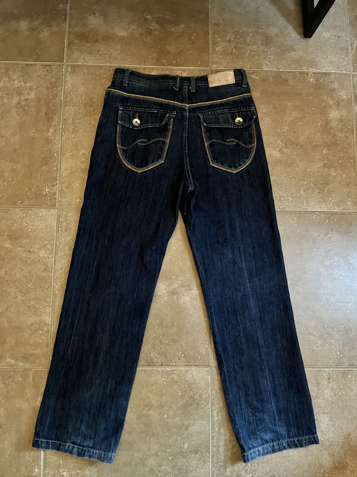Other × Vintage BAGGY RAINBOW DENIM Size US 32 / EU 48 - 2 Thumbnail