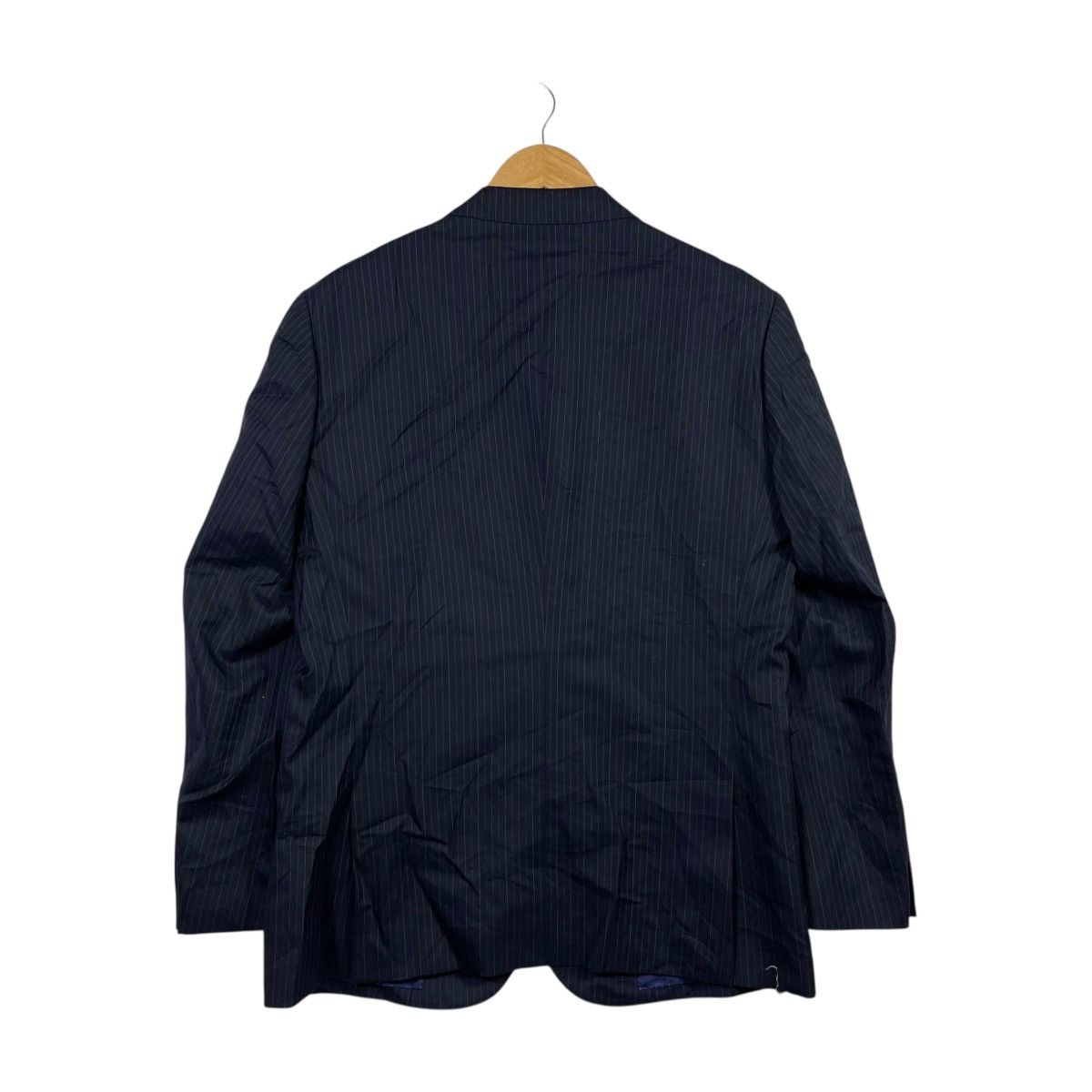 Kansai Yamamoto Kansai Man Collection Navy Pinstripe Blazer Made in Japan Size 40R - 4 Thumbnail