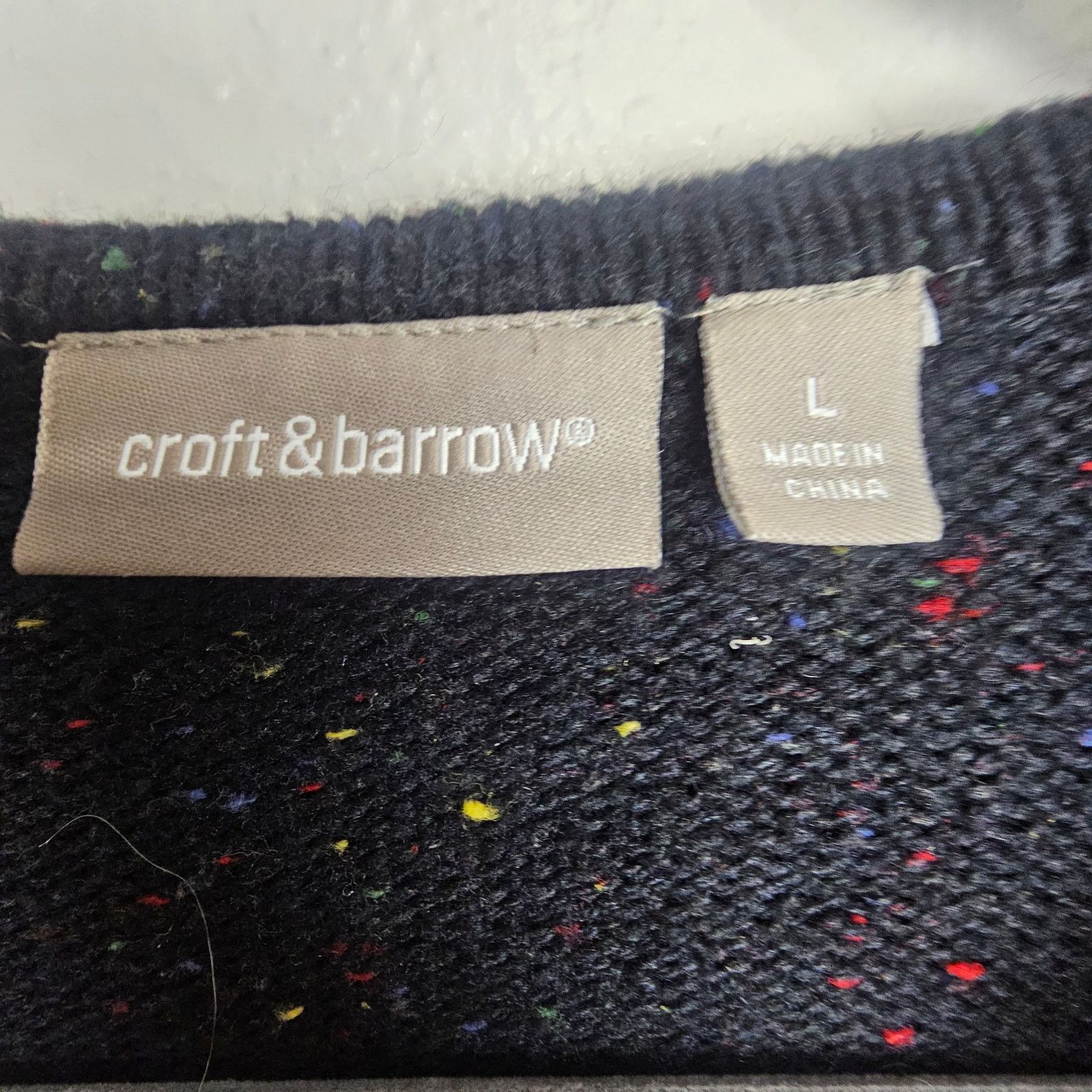 Croft & Barrow Croft & Barrow Womens Embroidered Silk Leaf Full Zip Sweater Size L / US 10 / IT 46 - 7 Thumbnail