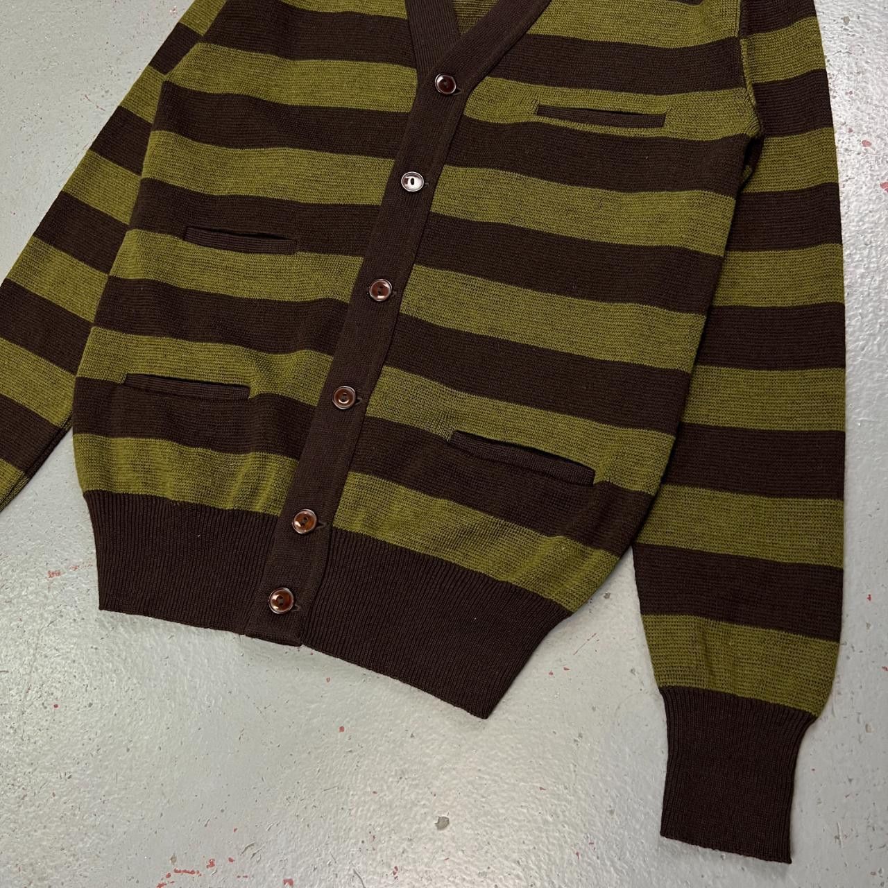 Engineered Garments Striped Cardigan