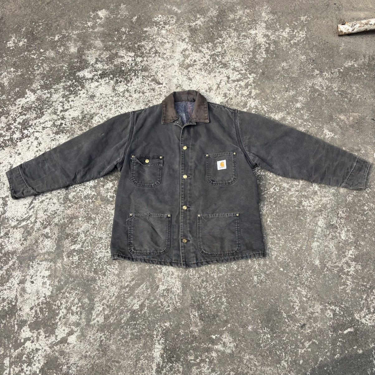 Carhartt Vintage Carhartt Chore Coat Black Size US M / EU 48-50 / 2 - 13 Thumbnail