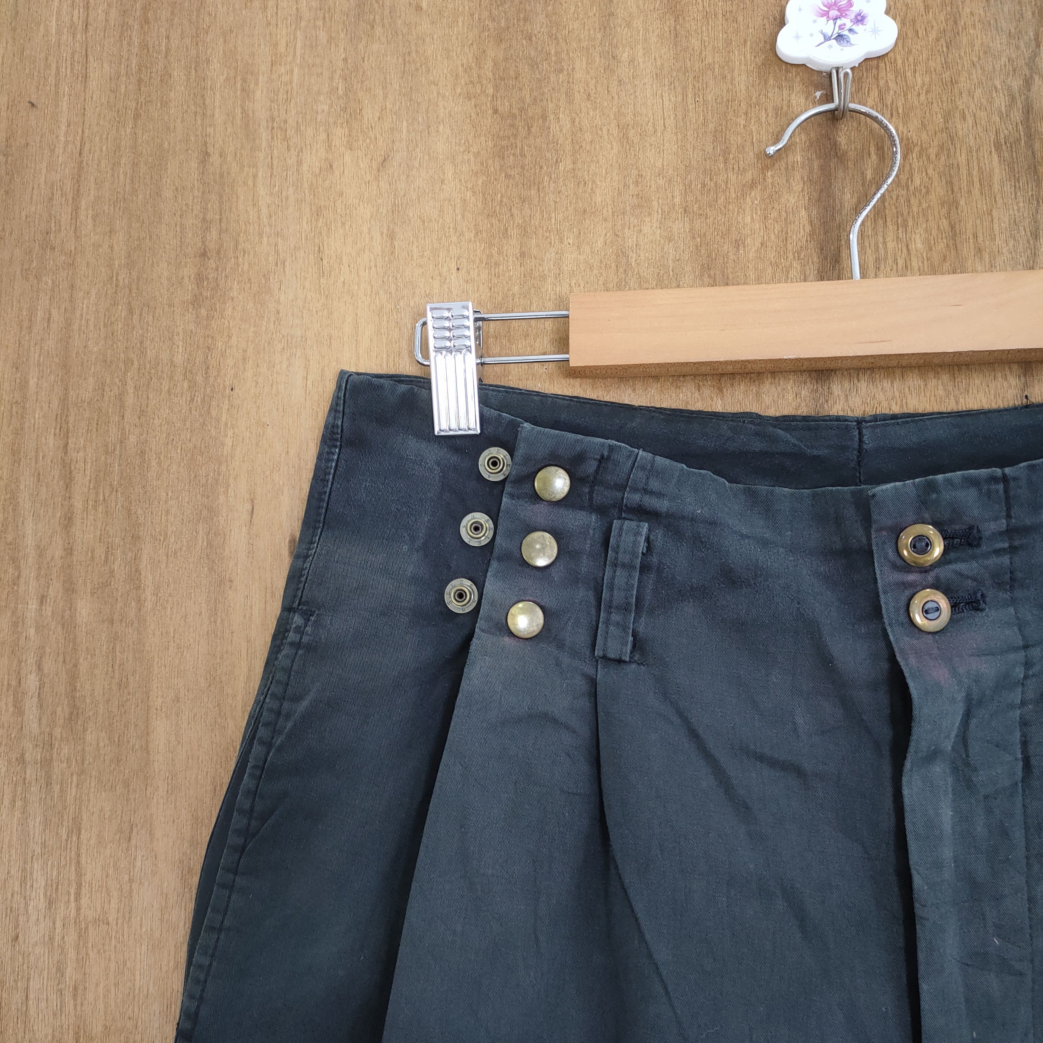 Japanese Brand VINTAGE THREE TOP FADED BLACK TROUSER CHINO PANTS Size US 30 / EU 46 - 5 Thumbnail
