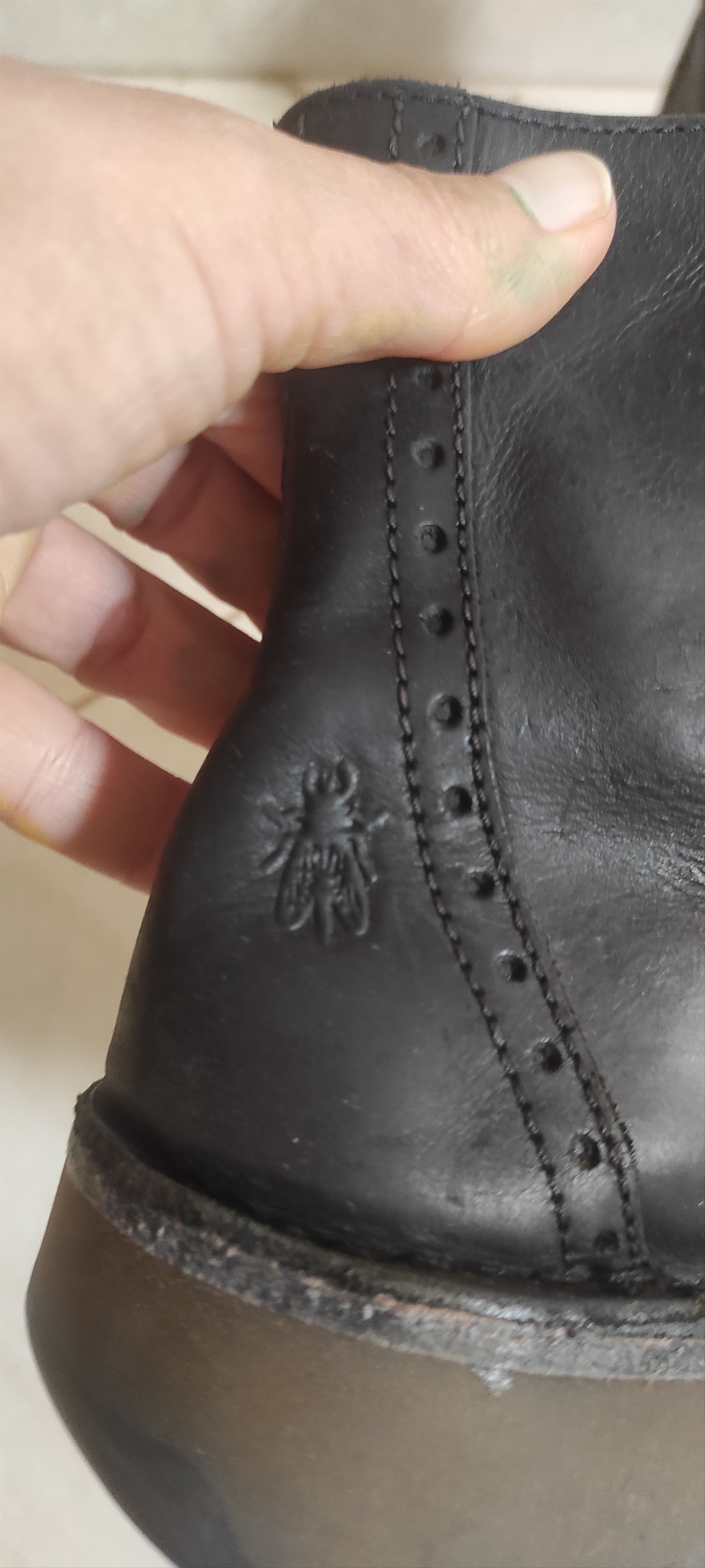 Fly London FLY LONDON Leather Brogue Low-wedge Lace-up ankle Boots Size US 9 / IT 39 - 7 Thumbnail
