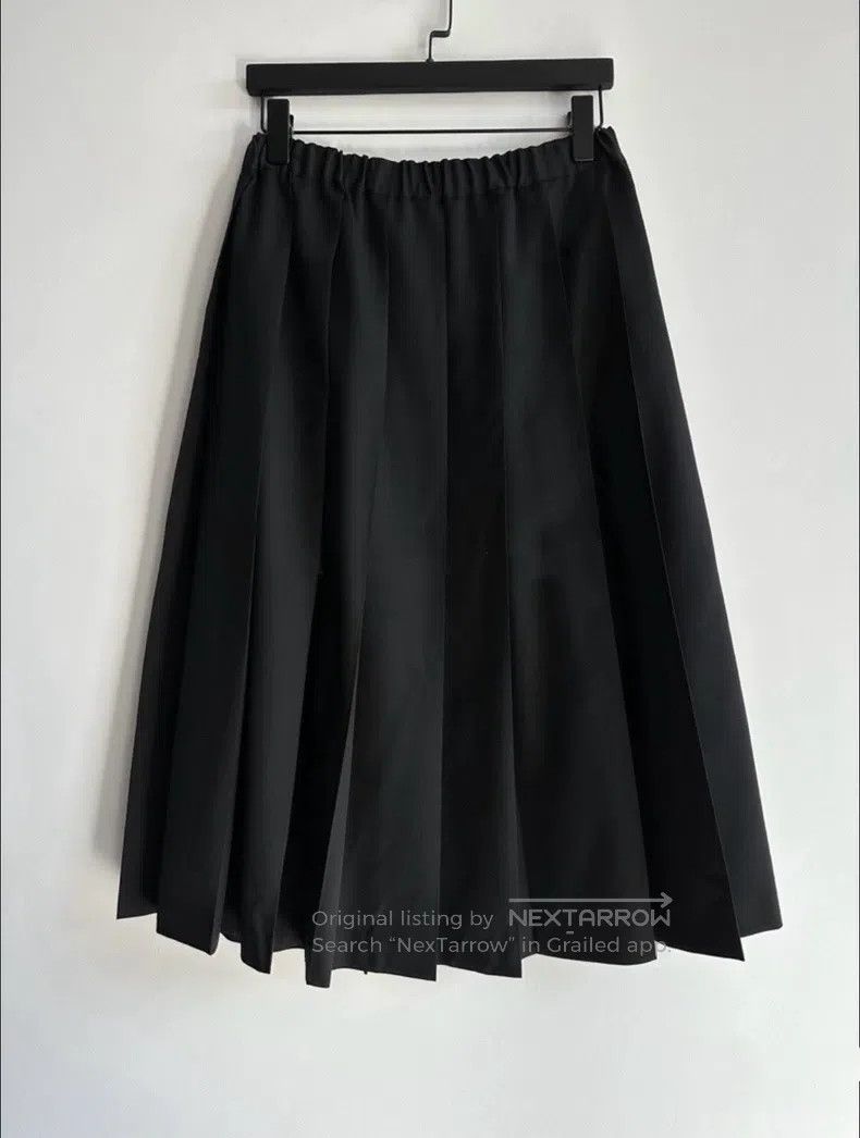 Comme Des Garcons size XS Pleated Wool Skirt