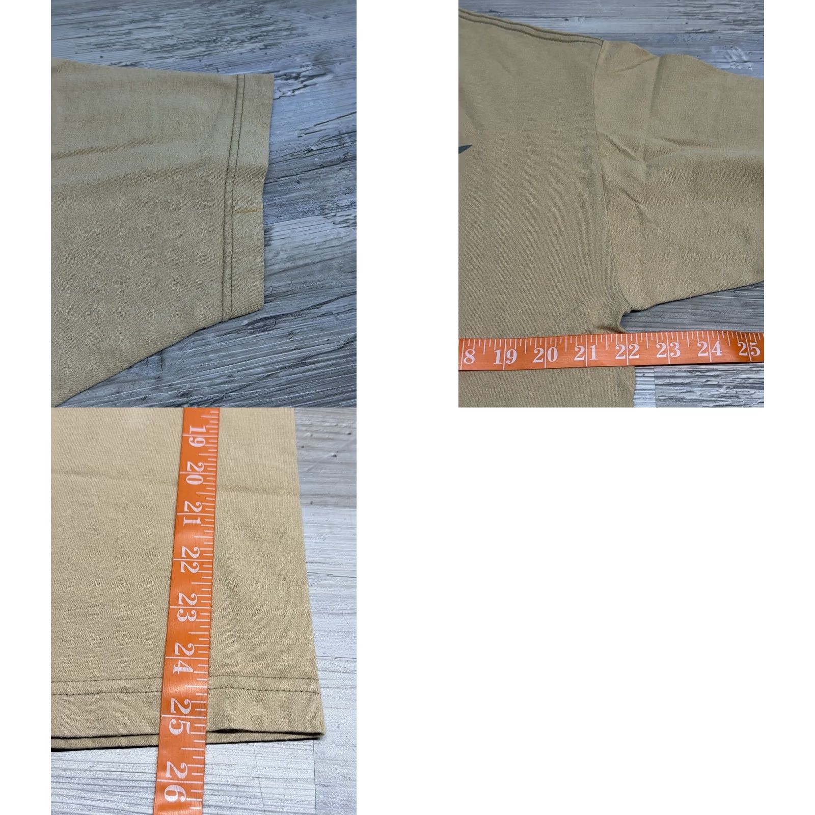 Harley Davidson VINTAGE Harley-Davidson Eagle T-Shirt XL Beige Crew Neck Men Size US XL / EU 56 / 4 - 8 Thumbnail