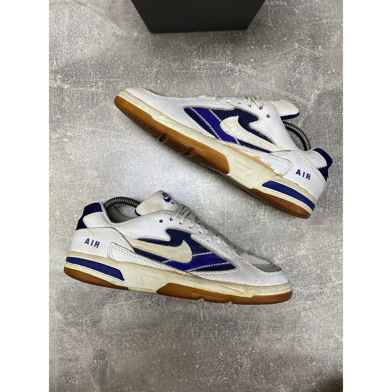 Nike × Vintage Vintage 90s Nike Air Tennis Sneakers White Size US 7.5; Size US 7.5 / EU 40-41 - 1 Thumbnail