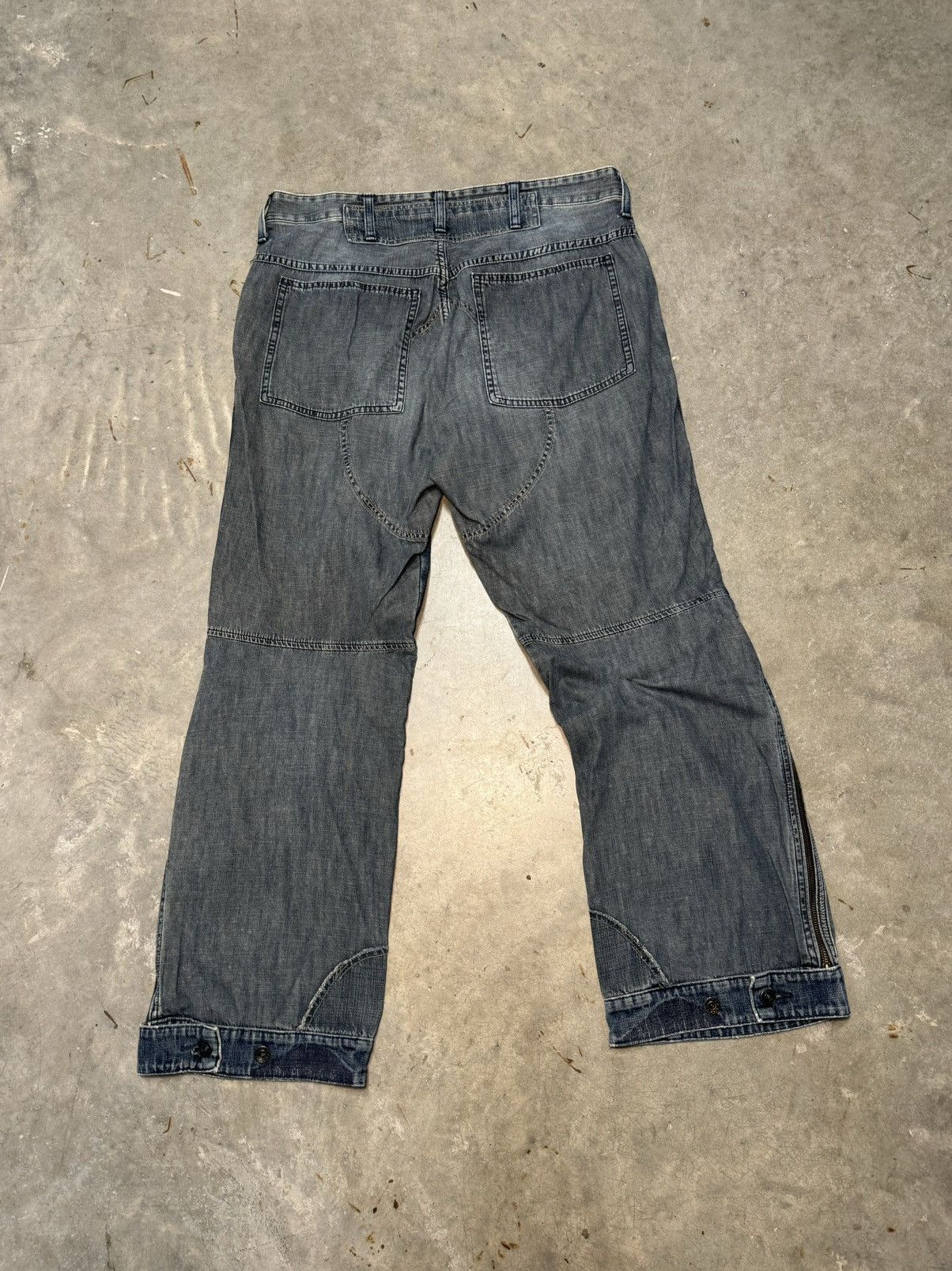 G-Star Y2k 00s G Star Raw denim patchwork bondage rave denim Size US 36 / EU 52 - 3 Thumbnail