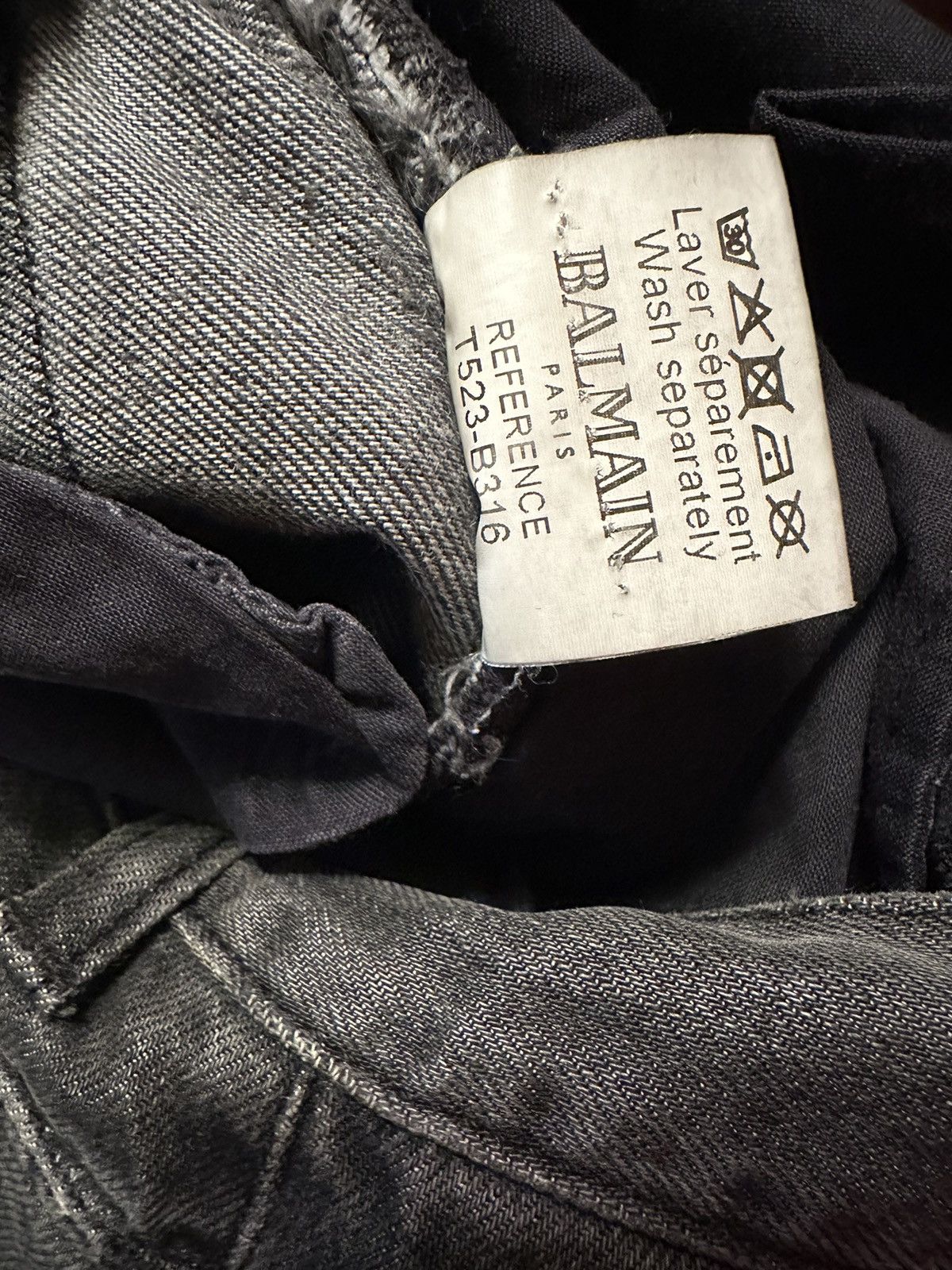 Balmain Decarnin Era Zipper Pocket Denim Size US 30 / EU 46 - 6 Thumbnail