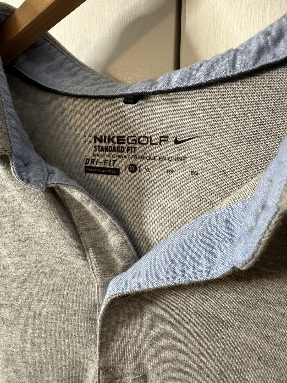 Nike Nike Golf TPC Sawgrass Grey Dri-fit Polo Size XL Size US XL / EU 56 / 4 - 3 Thumbnail