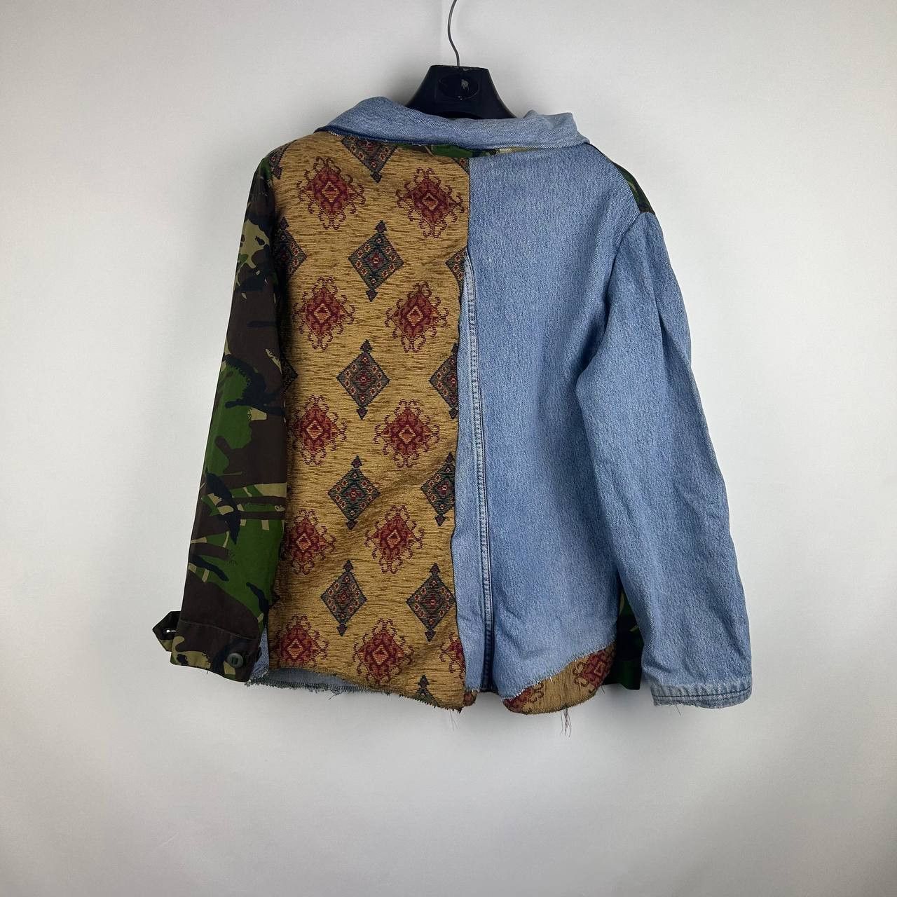 Levi's Custom patched Levis Blue Demin Jacket Size US M / EU 48-50 / 2 - 1 Thumbnail