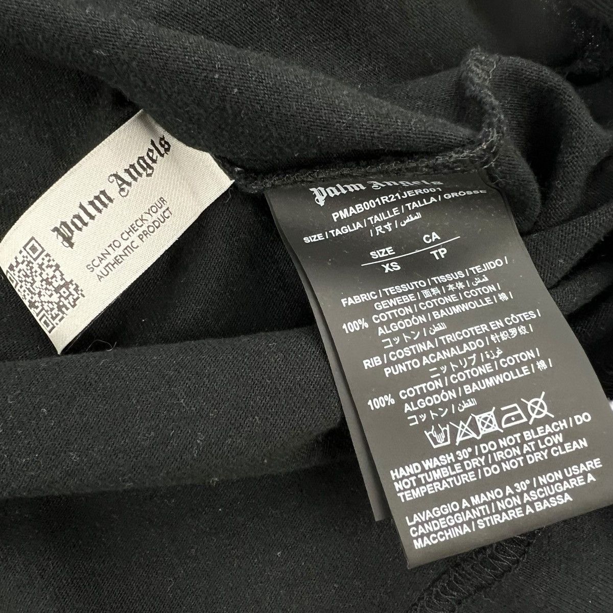 Palm Angels Palm Angels Black Long Sleeve T Shirt Size US XS / EU 42 / 0 - 6 Thumbnail