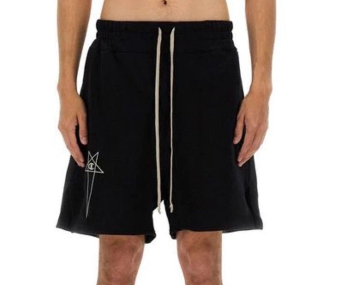 Rick Owens × Rick Owens Drkshdw Rick Owens Aircut Pod shorts