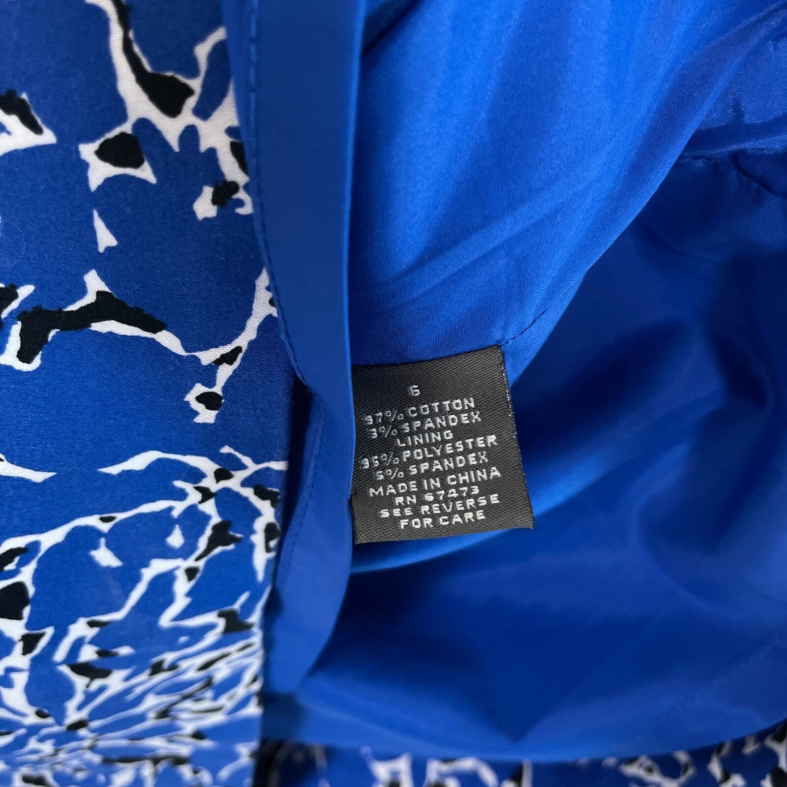 Other Taylor Nordstrom Ruffle Collar Sheath Dress Blue Floral 6 Size M / US 6-8 / IT 42-44 - 7 Thumbnail