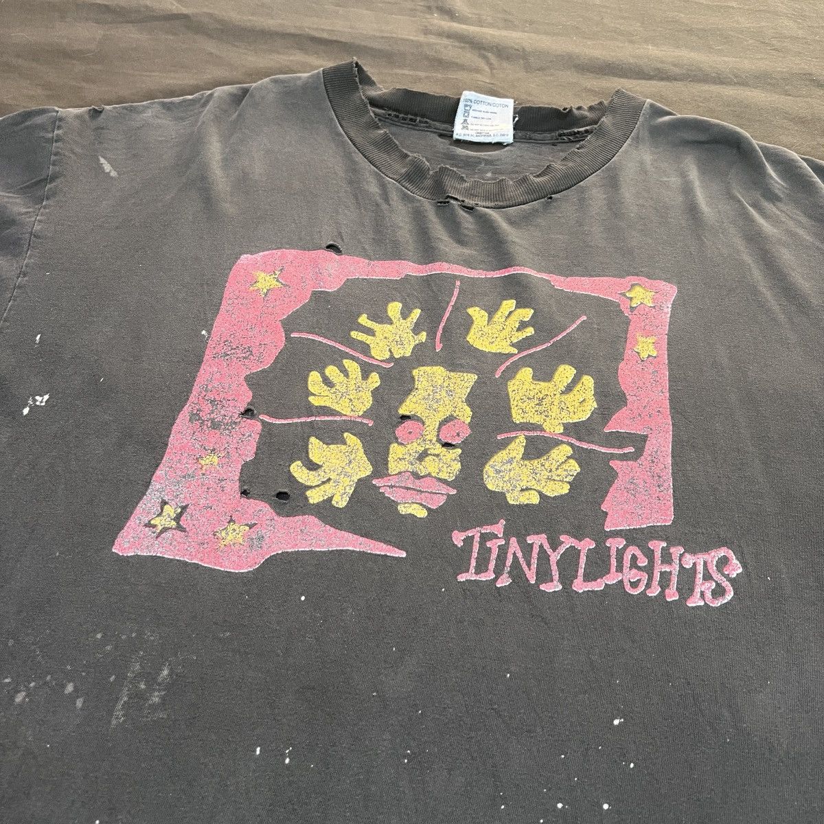 Band Tees Vintage 90s Tiny Lights Tee Thrashed Faded Jane Scarpantoni Size US XL / EU 56 / 4 - 7 Thumbnail