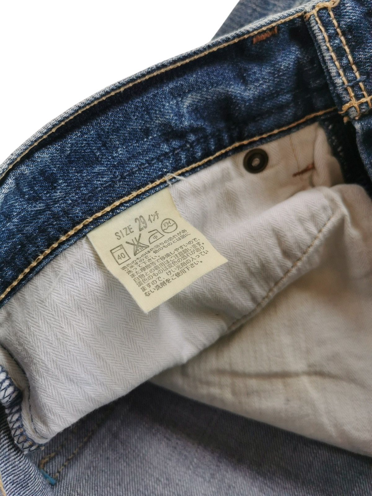 Levi's Levi’s Selvedge Bootcut Flare Jeans Distressed Vintage Denim Size 30" / US 8 / IT 44 - 10 Thumbnail