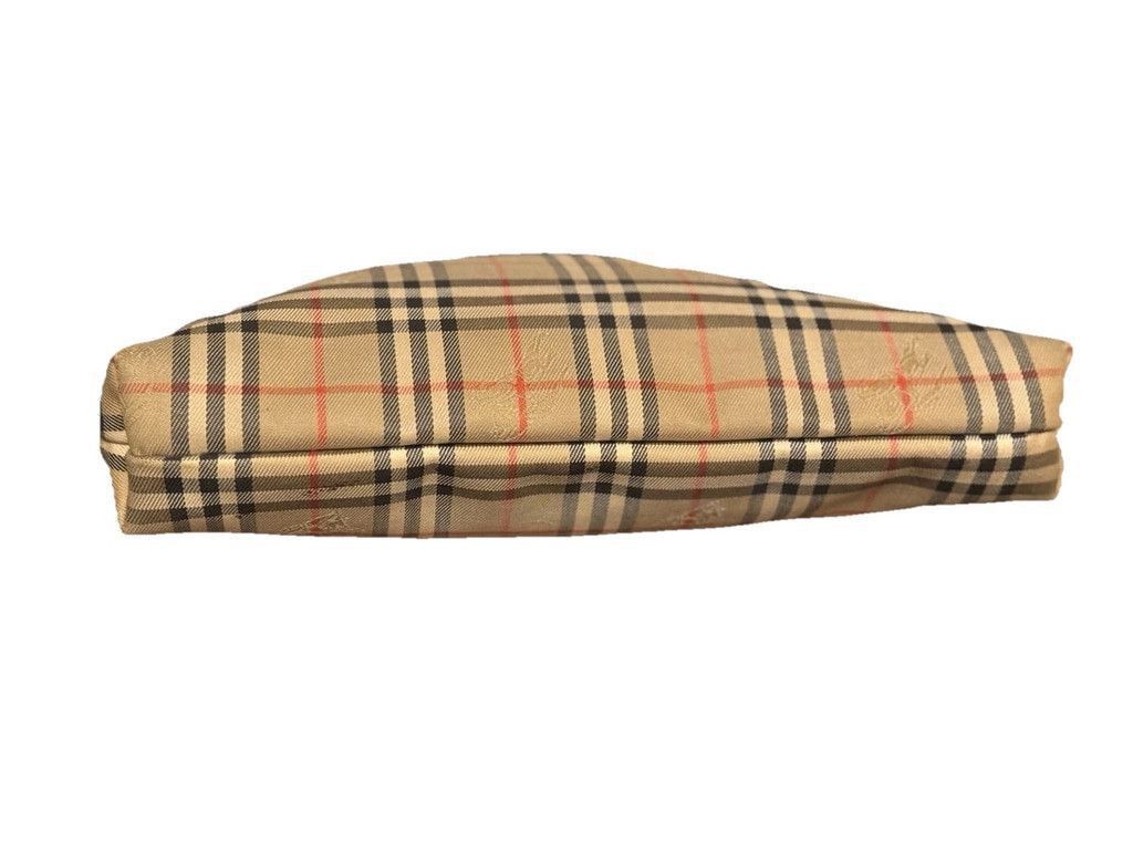 Burberry BURBERRY’s Nova Check Beige Canvas Pouch Clutch Vintage Size ONE SIZE - 6 Thumbnail
